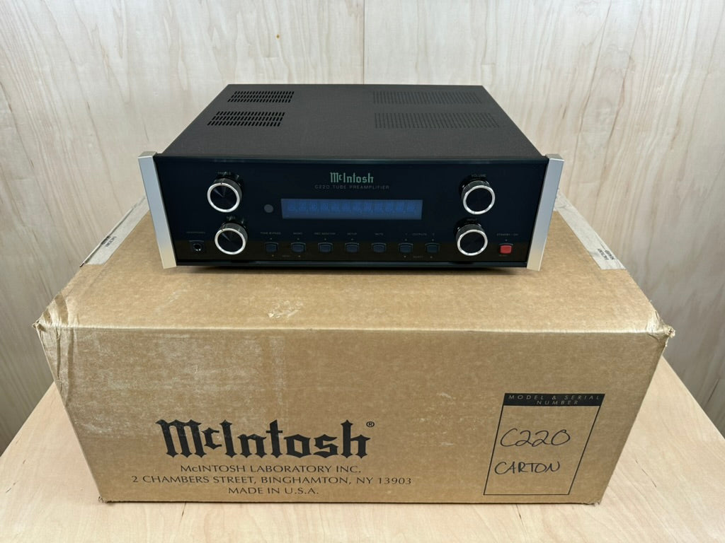 Mcintosh C220 Tube Preamp w/Phono in New Factory Box