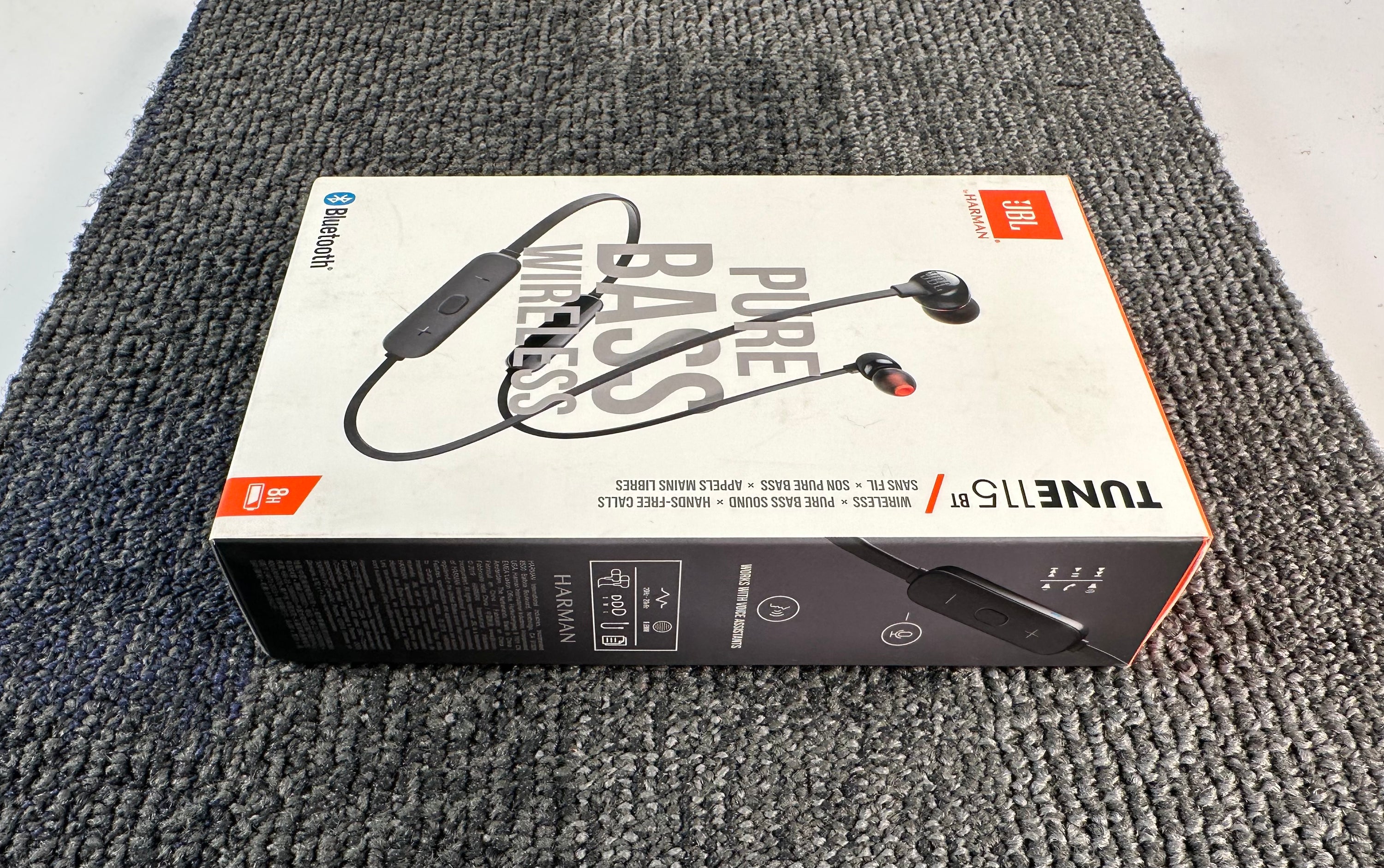 JBL Tune 115BT Wireless Headphones Black