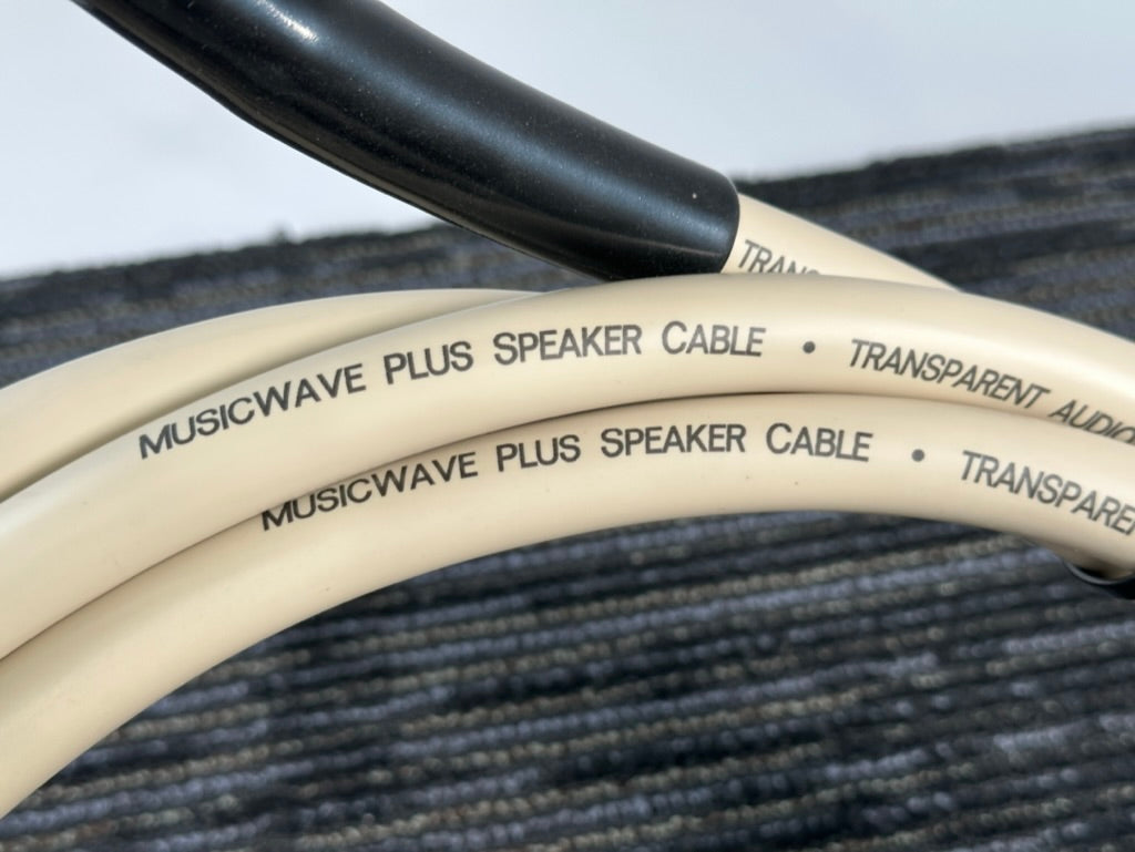 Transparent Audio MusicWave Plus Bi Wire Speaker Cables 12' Pair