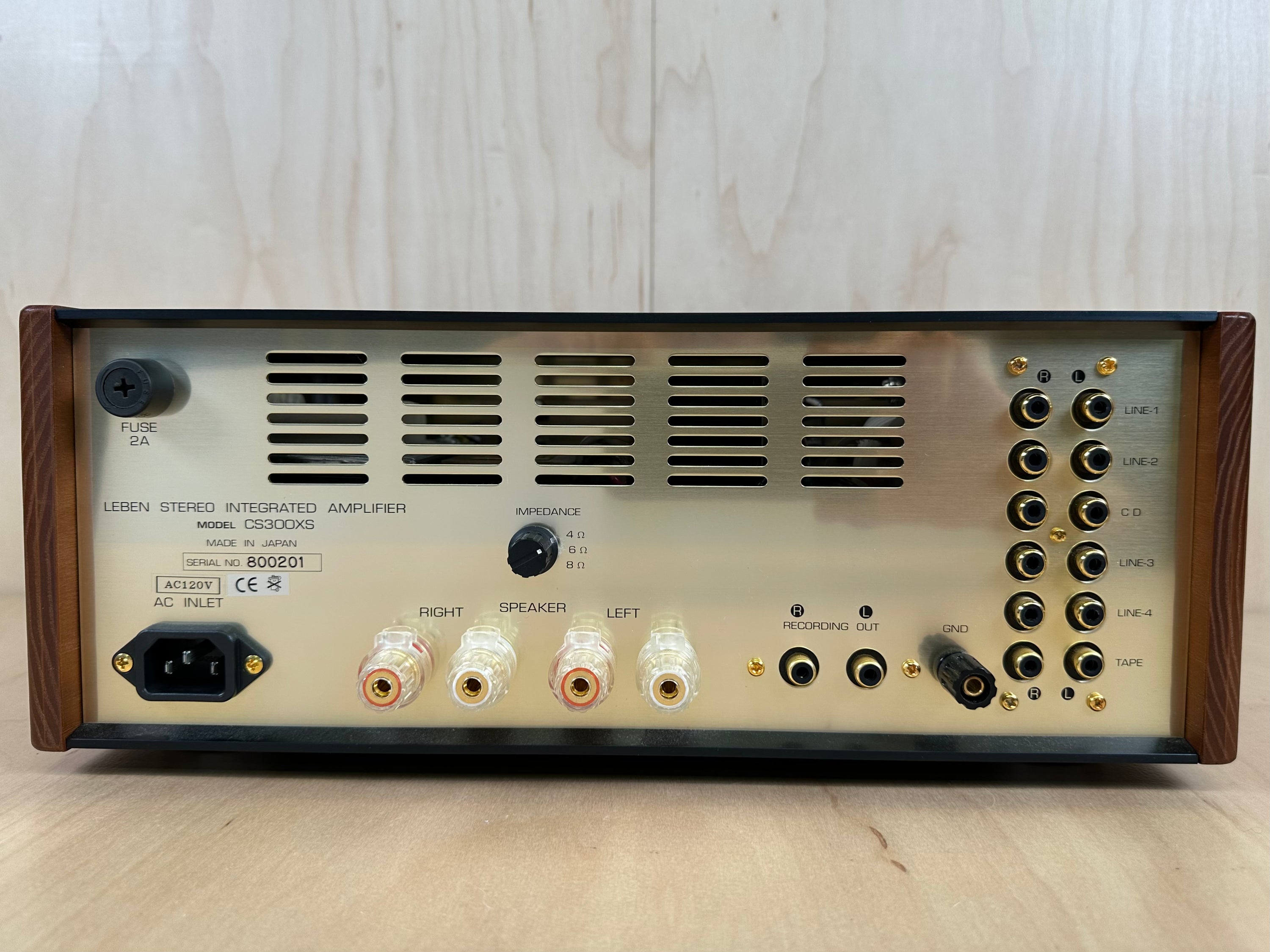 Leben Model CS300XS Stereo Integrated Tube Amplifier