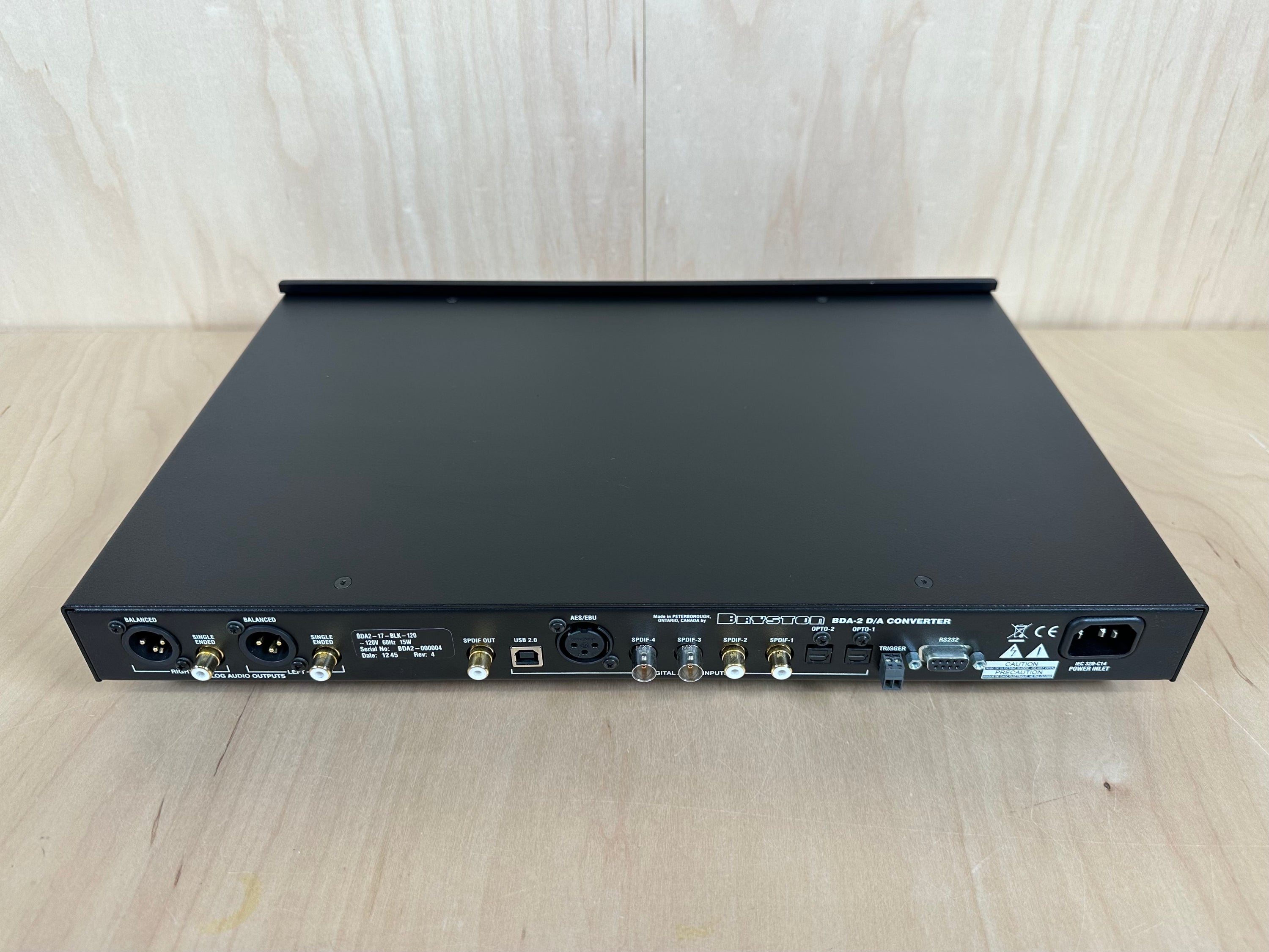 BRYSTON BDA-2 D/A Converter DAC FOR PARTS of REPAIR