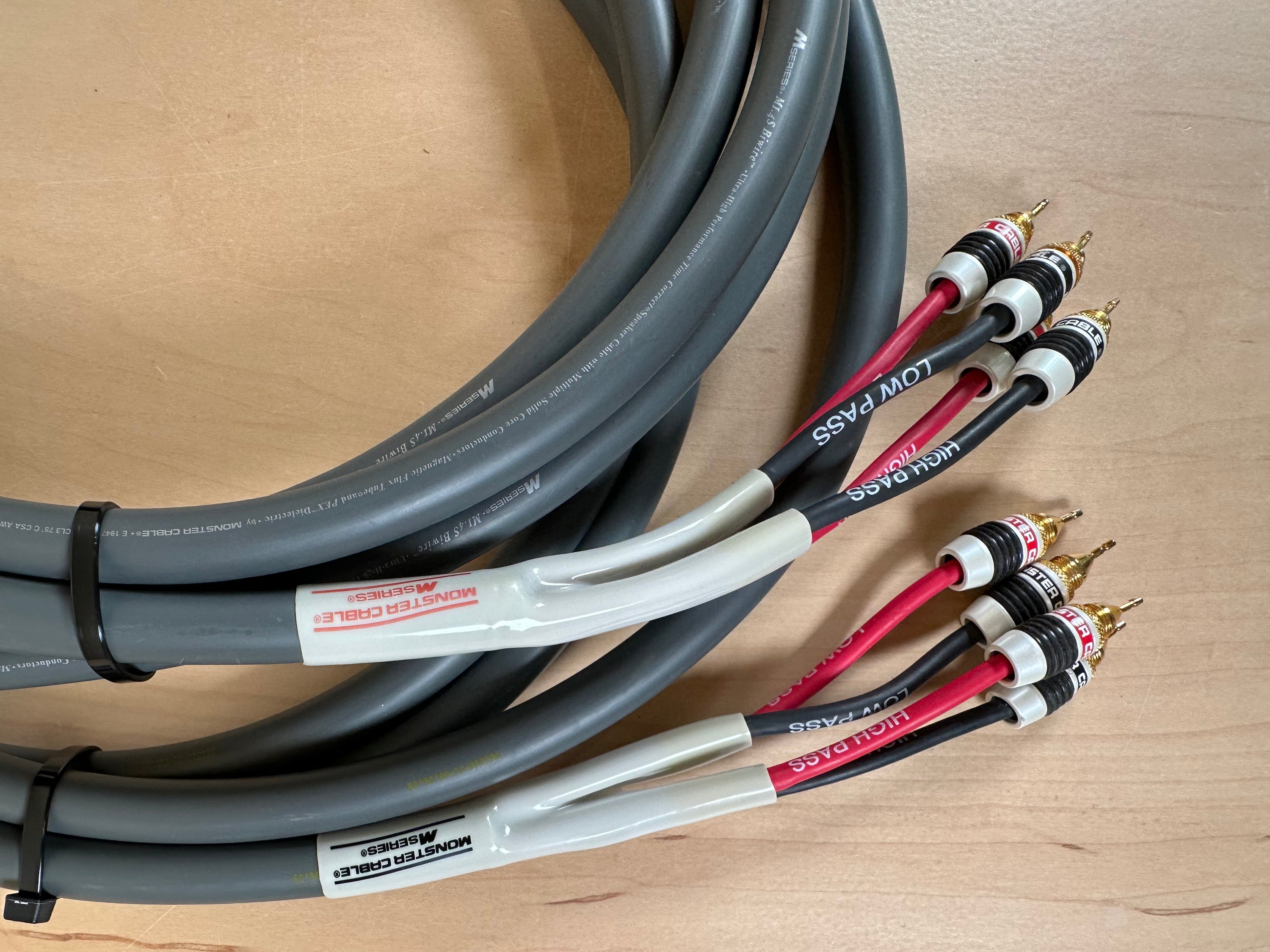 Monster Cable M Series M1.4S Biwire 10' Speaker Cables