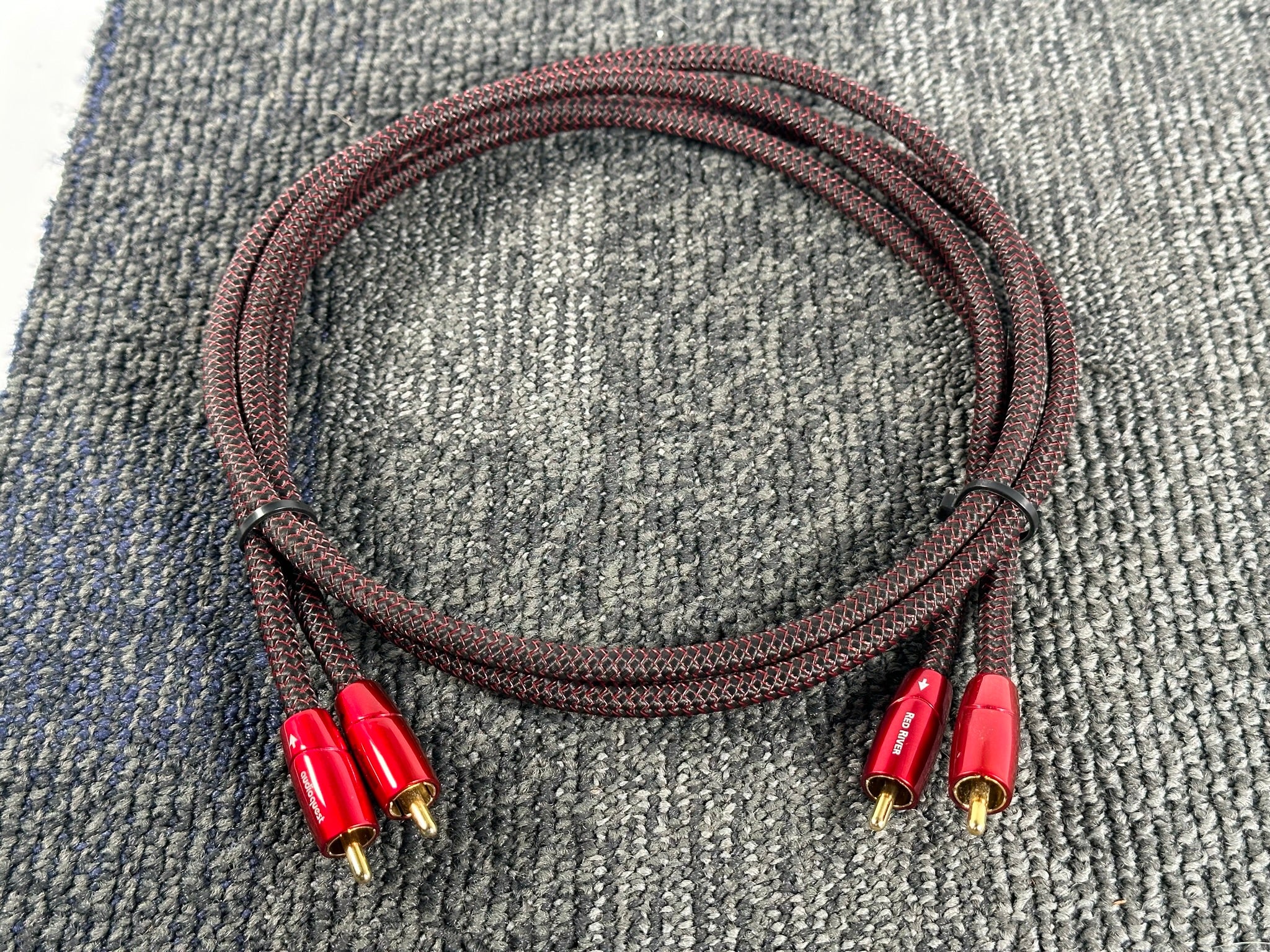 Audioquest Red River RCA Cables 1 Meter Pair