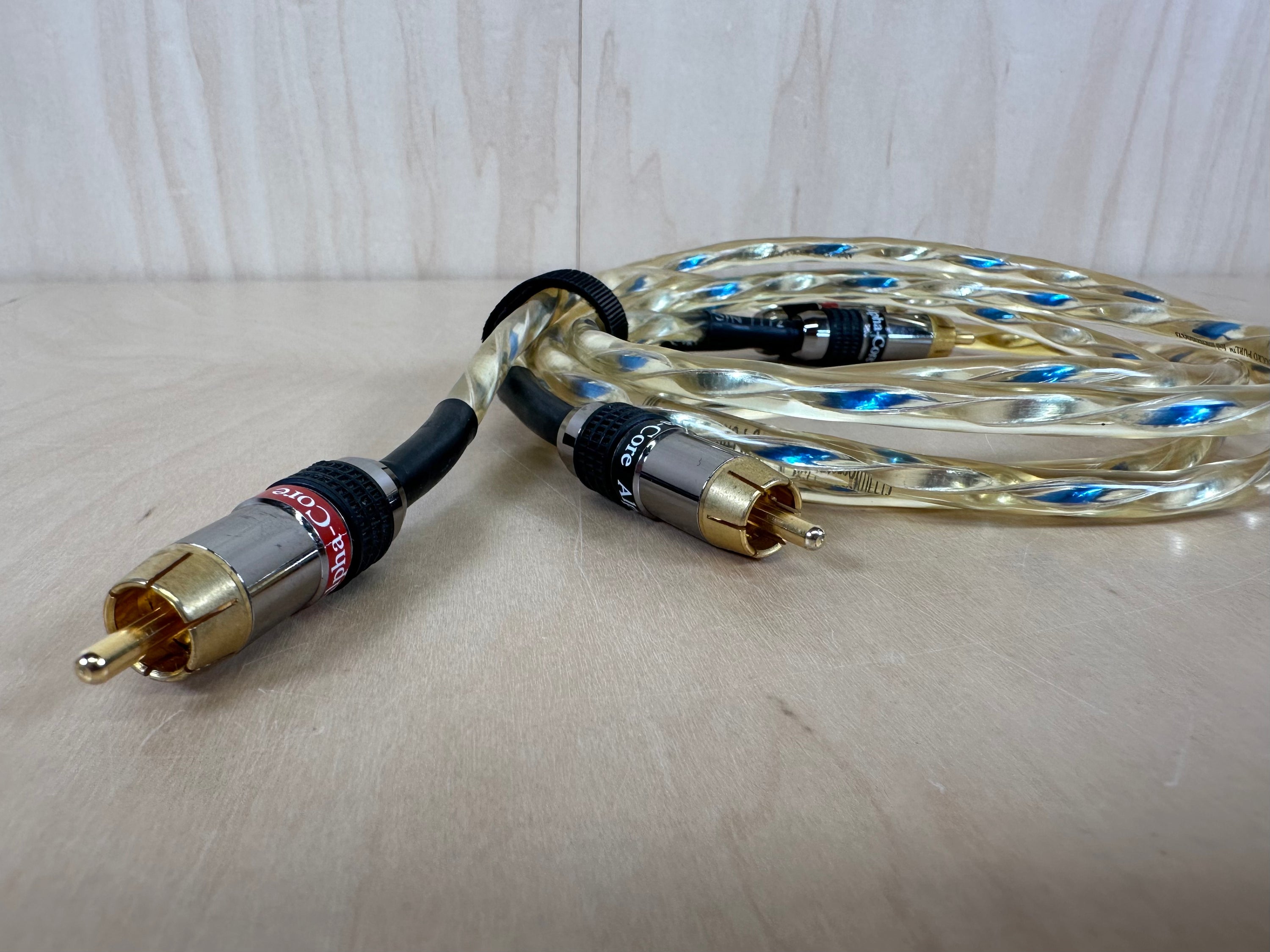 Alpha Core Micro Purl Foil RCA Interconnects 1 Meter