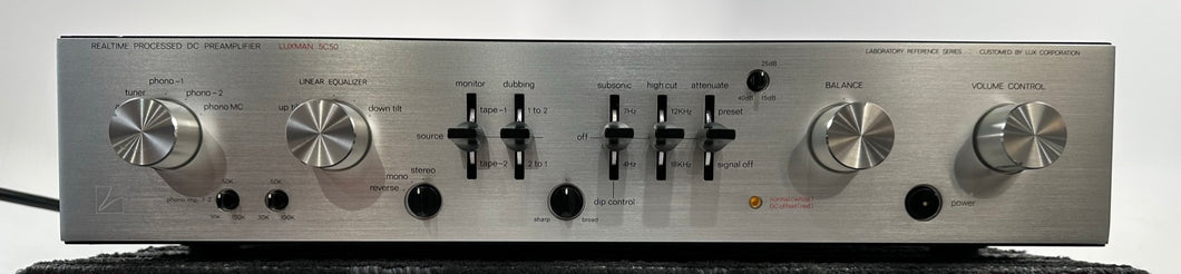 Luxman 5C50 DC Preamplifier Serviced and Re-Capped