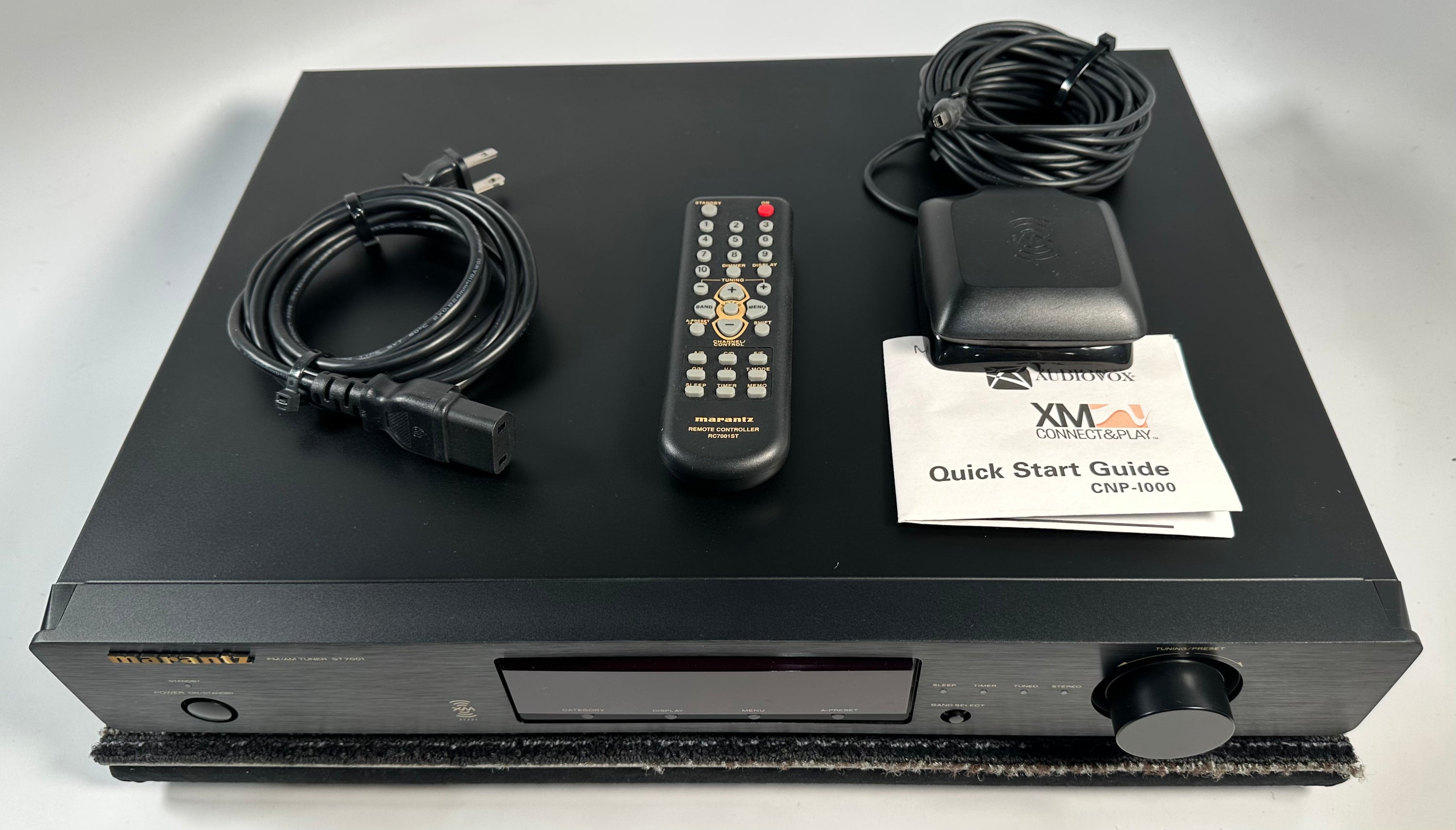 Marantz ST7001 XM ready AM/FM Tuner w/Remote – Record Mart HiFi Marantz ST7001 XM ready AM/FM Tuner w/Remote – Record Mart HiFi