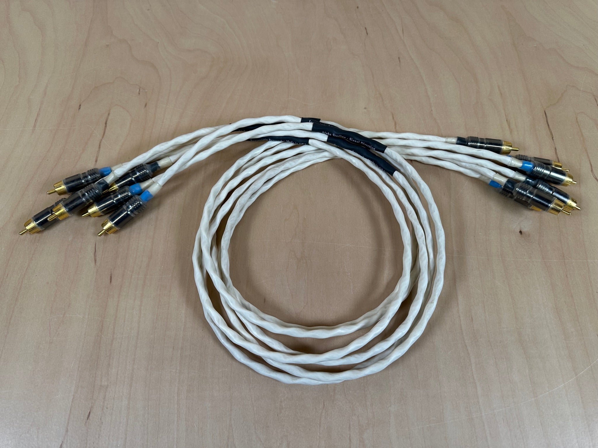 Synergistic Research Alpha Sterling RCA Interconnects 1 Meter