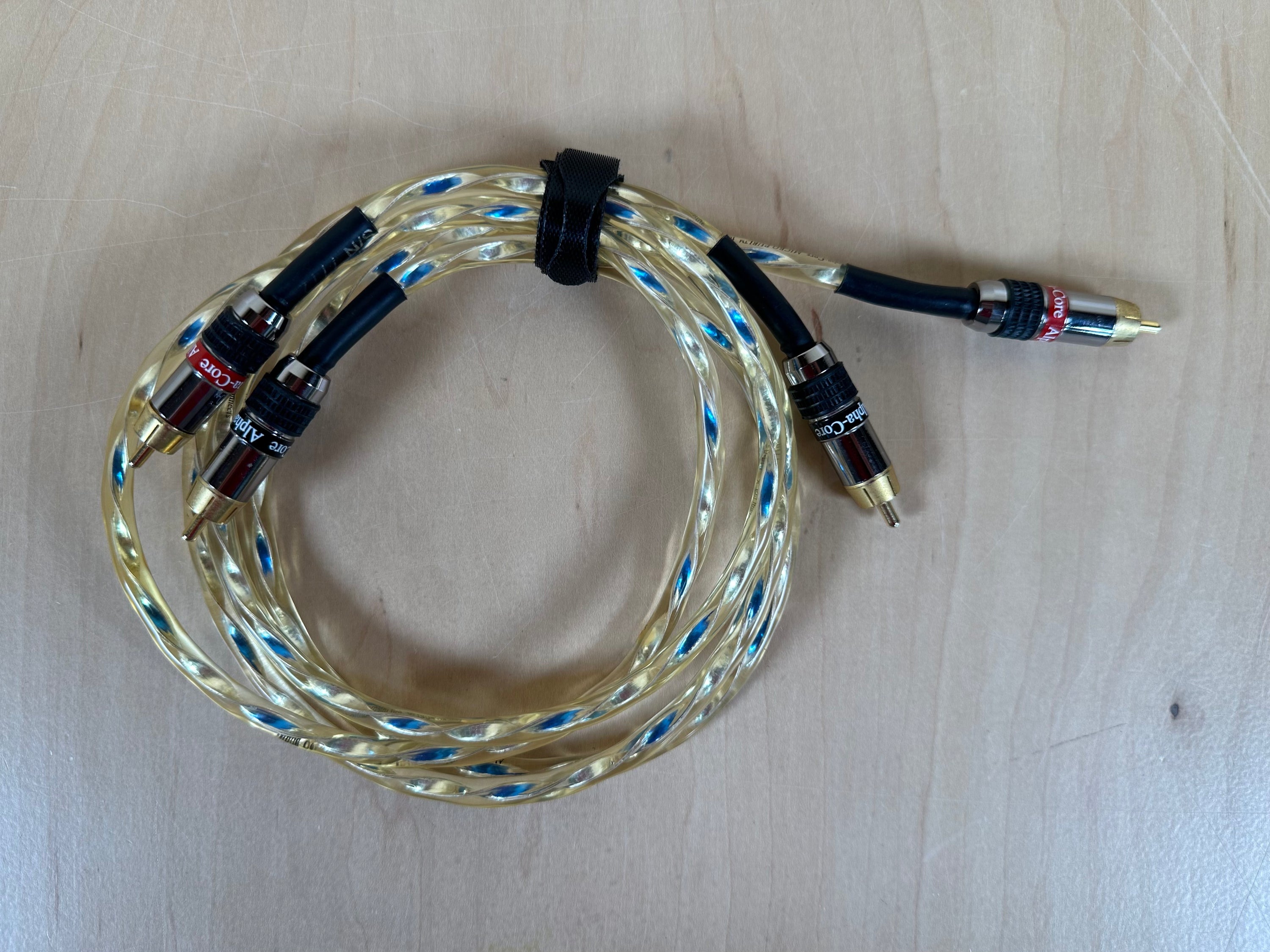 Alpha Core Micro Purl Foil RCA Interconnects 1 Meter