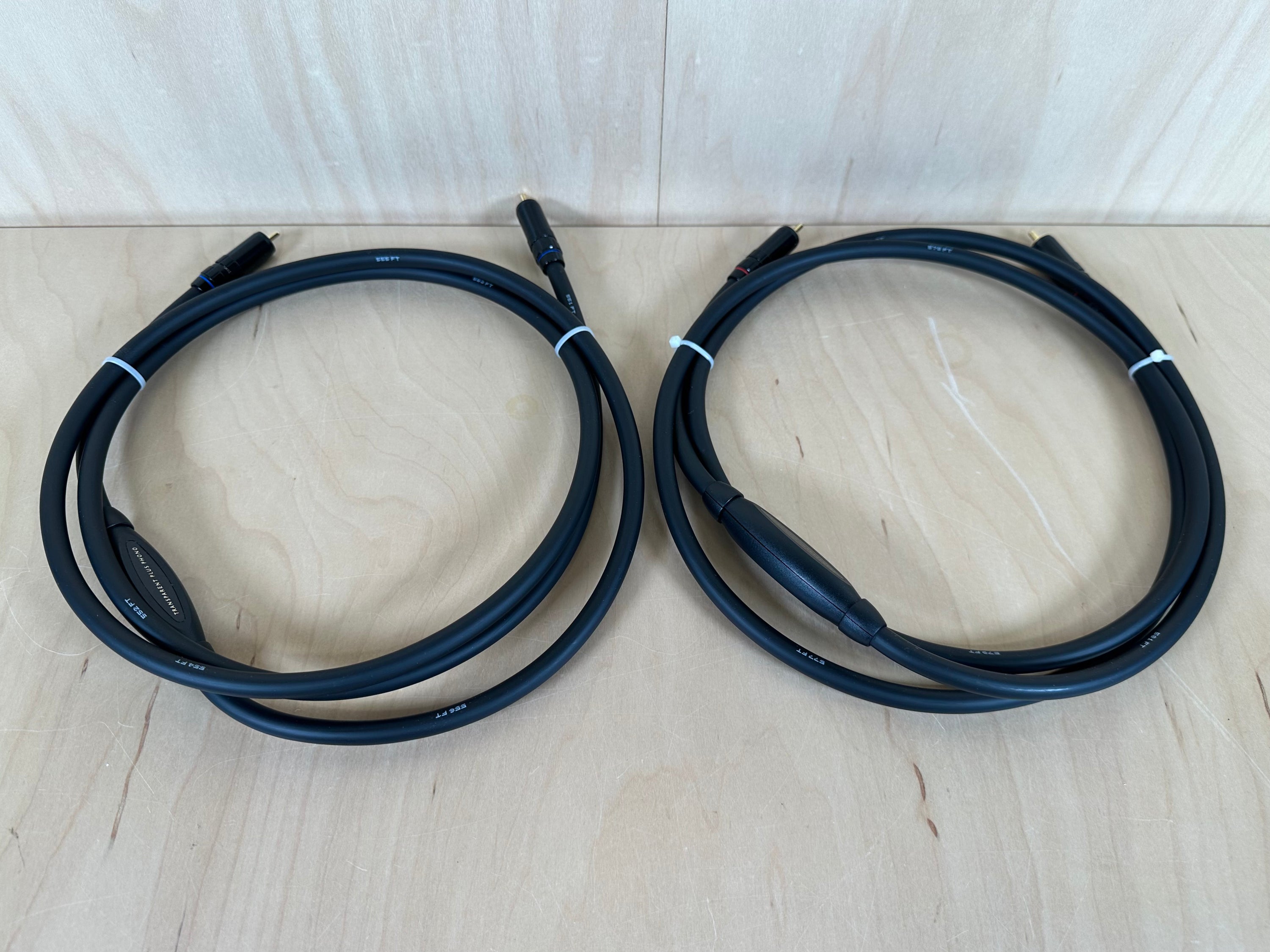 Transparent Audio Musiclink Plus Phono Gen 5 Interconnects 2 Meters RCA