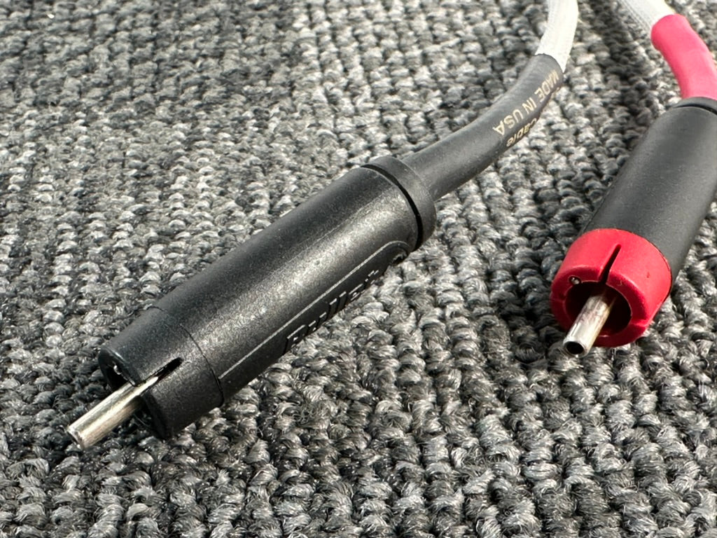 Signal Cable Silver Resolution RCA Interconnects w/ ETI Silver Bullet Plugs