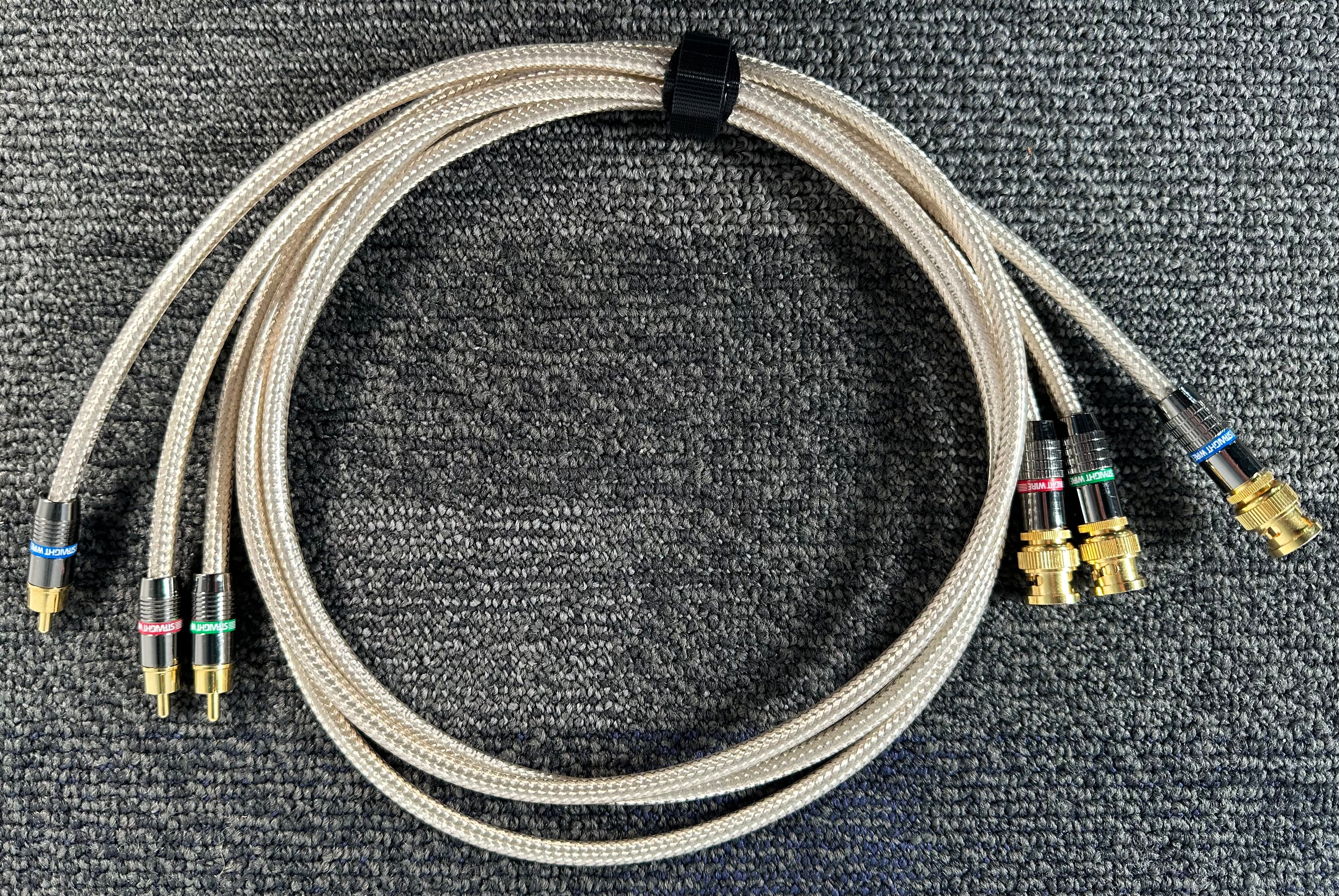 Straight Wire Silverlink II Video Digital Cables RCA-BNC 1Meter  			