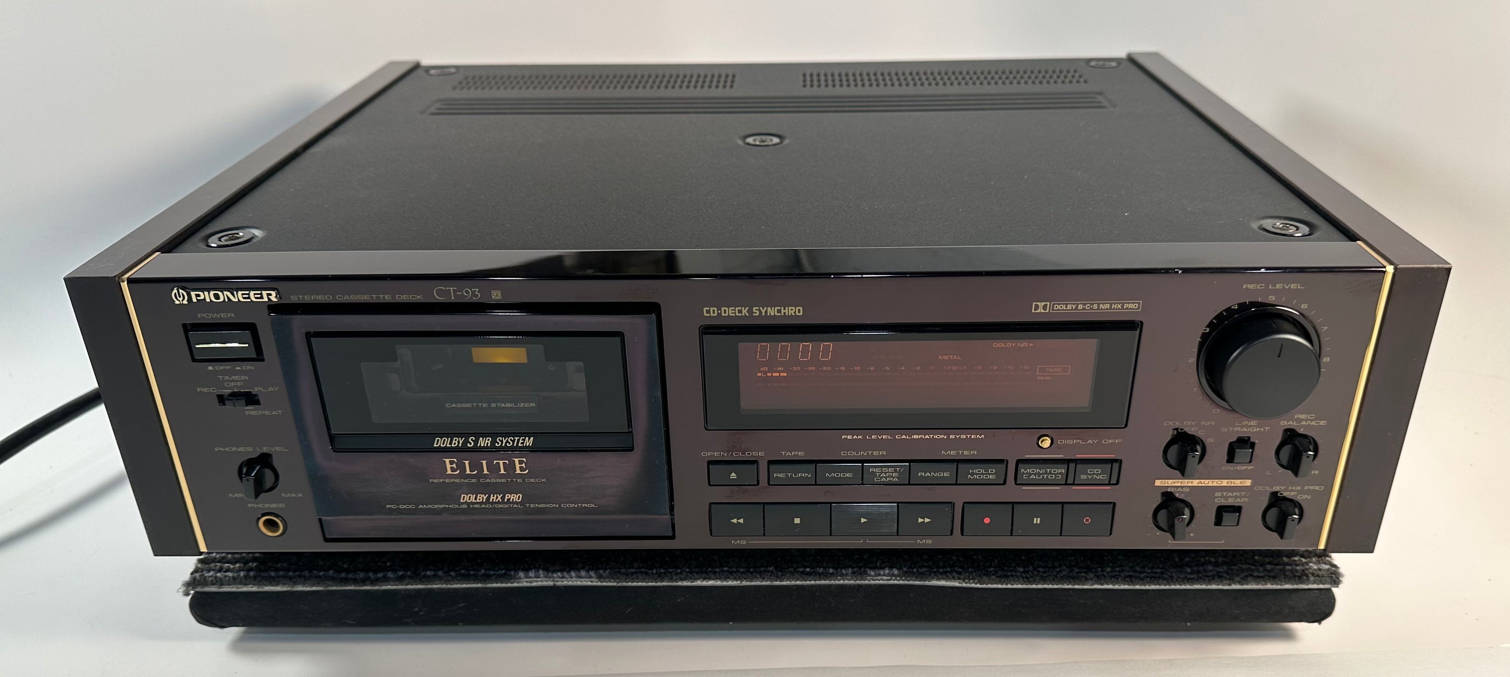 Pioneer Elite CT-93 Reference Cassette Deck Serviced