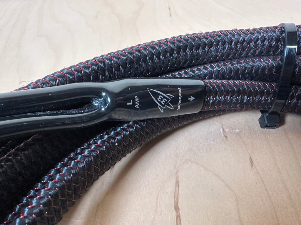 AudioQuest Rocket 33 Bi-Wire Speaker Cables with Banana Jacks 5 Meters