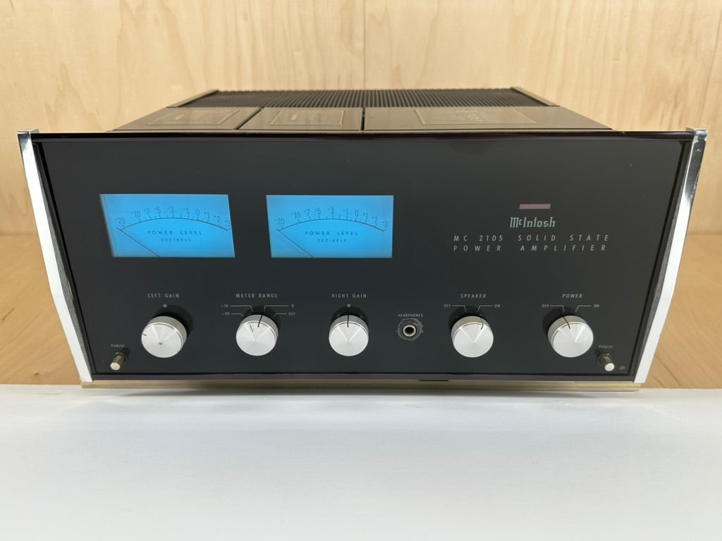 Mcintosh MC2105 Amplifier Serviced w/New Factory Box – Record Mart