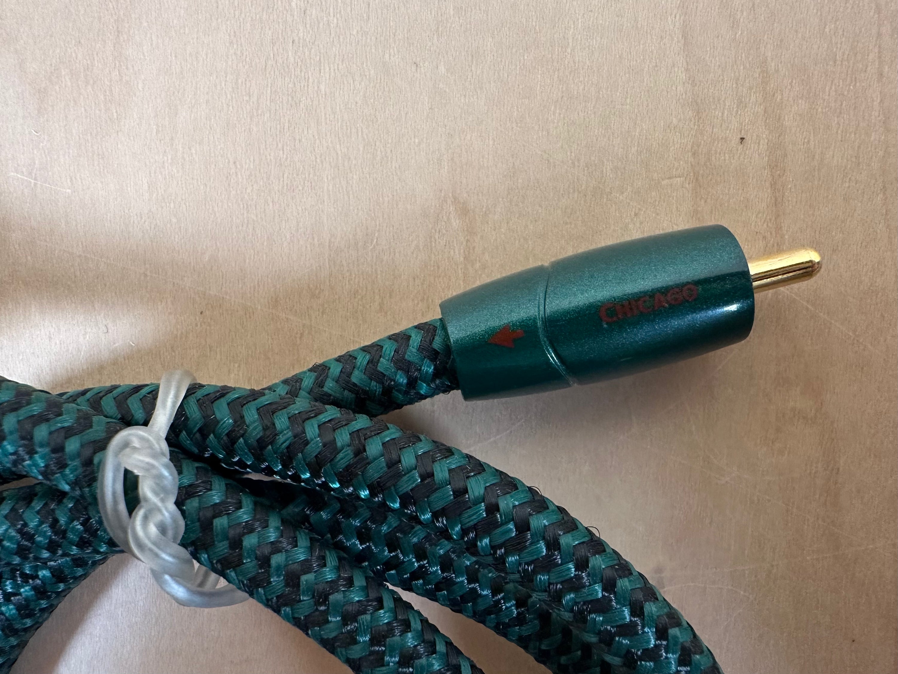 AudioQuest Chicago RCA Interconnect  1 Meter Single Cable