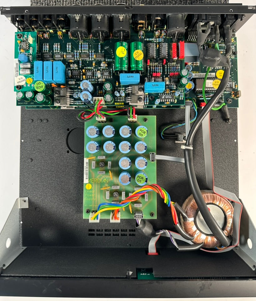 Meridian 502 Analogue Controller Preamp with Moving Coil Phono card.