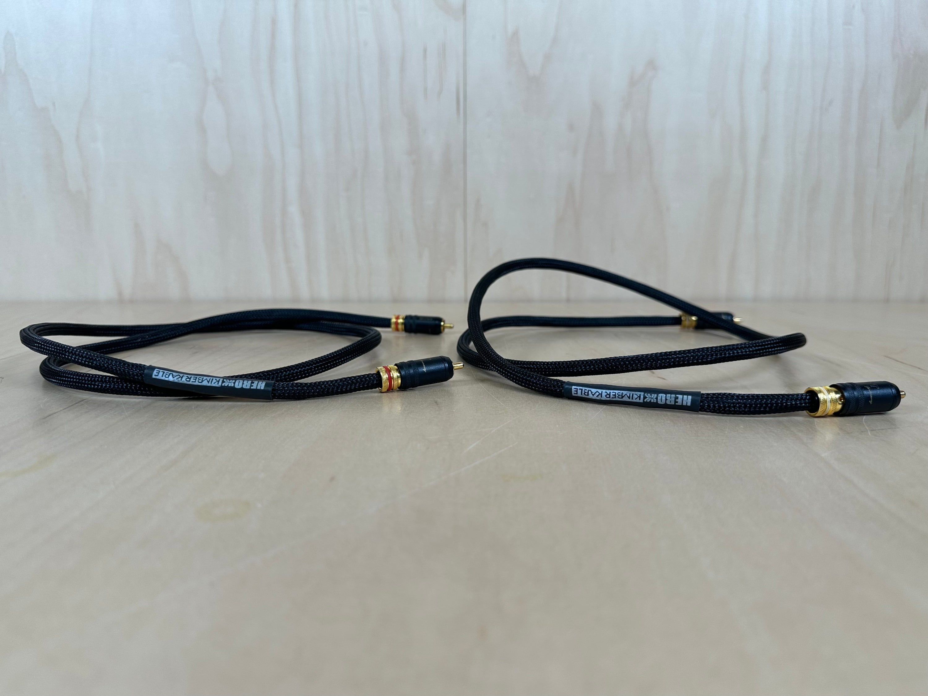 Kimber Kable HERO RCA Interconnects w/WBT-0147 plugs 1 meter PAIR