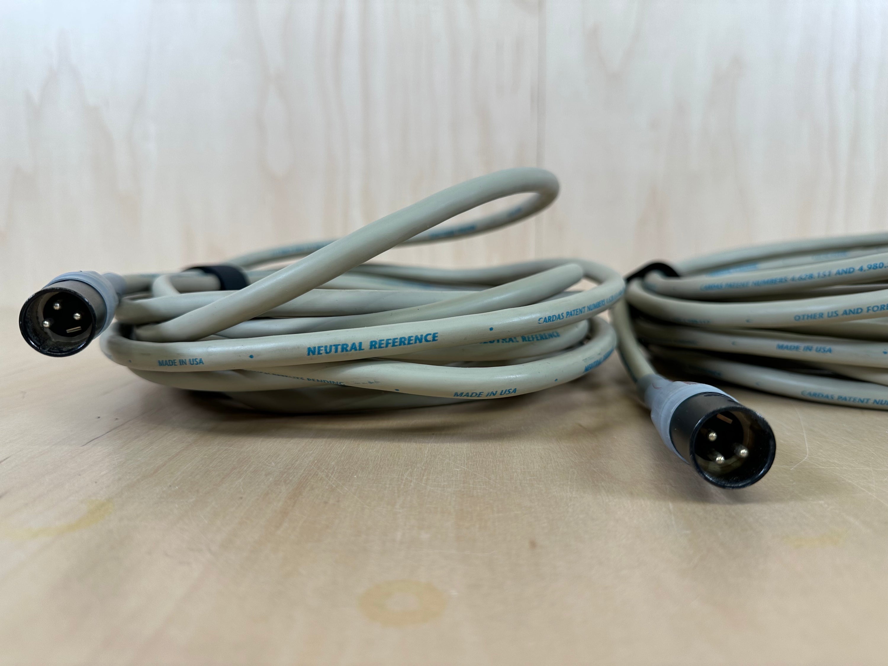 Cardas Neutral Reference XLR Cables Balanced Interconnects 23' Pair