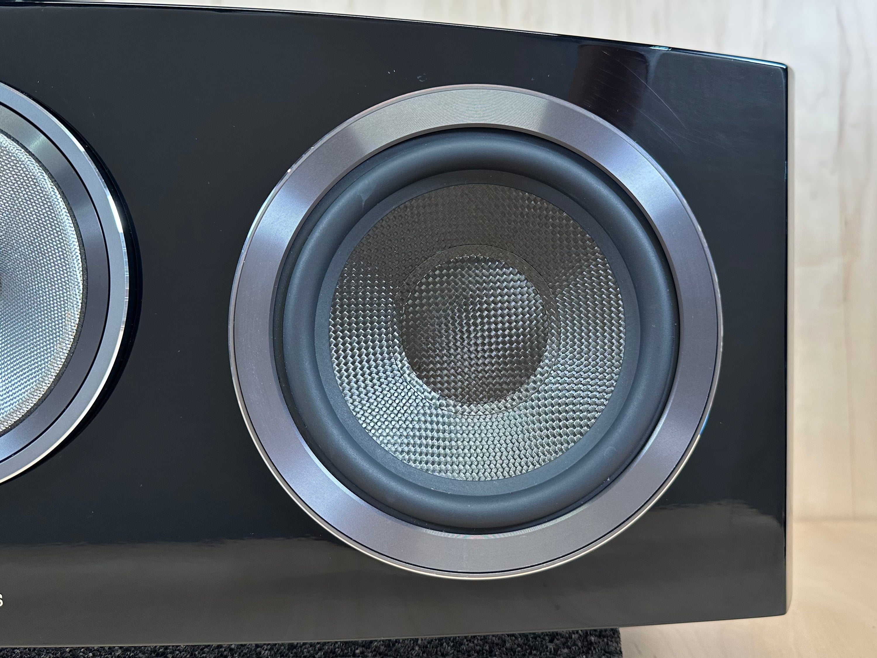 B&W HTM2D3 Diamond Center Channel Speaker Gloss Black
