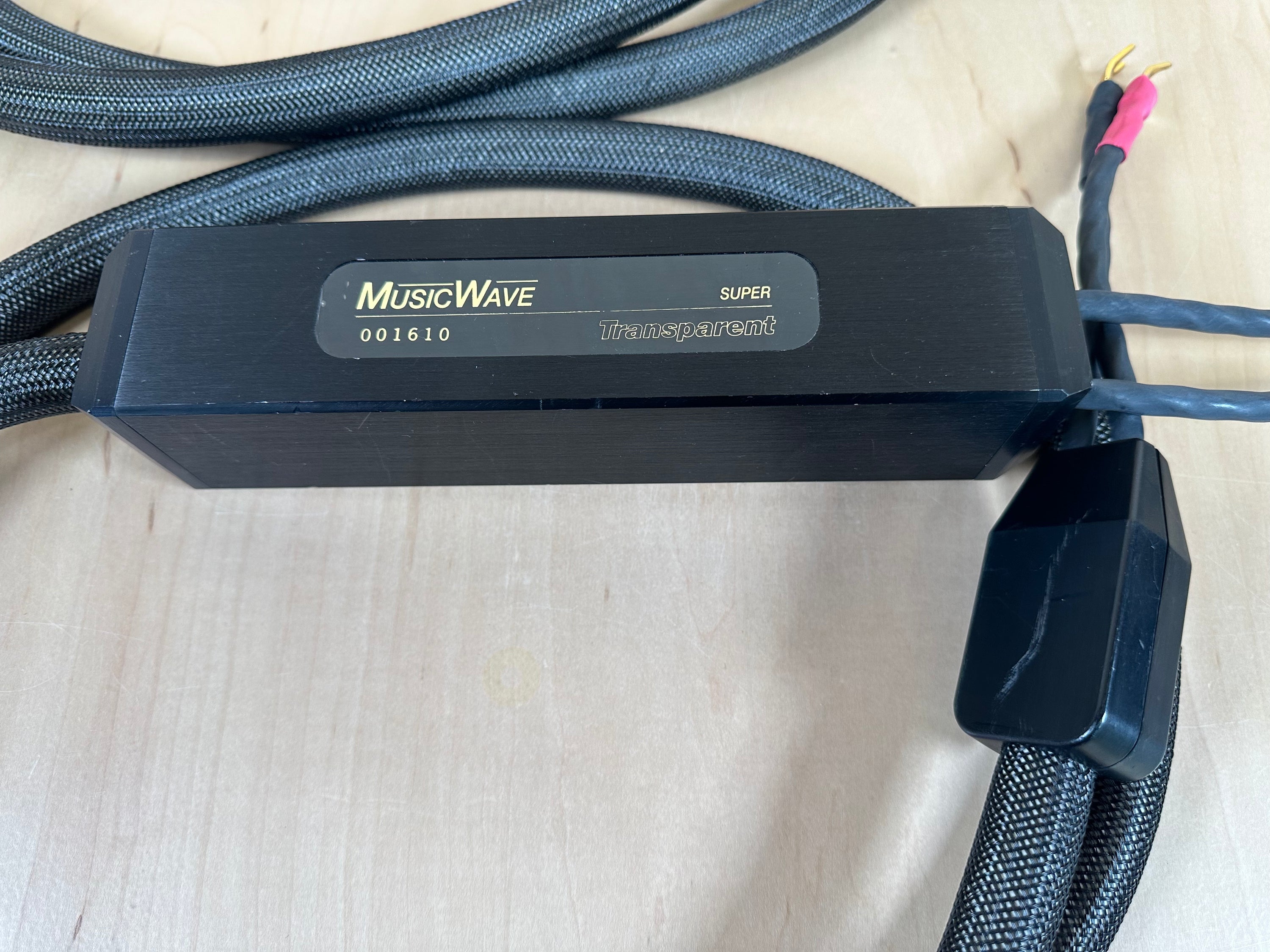 Transparent Audio Musicwave Super 8' Speaker Cables w/Spade Connectors