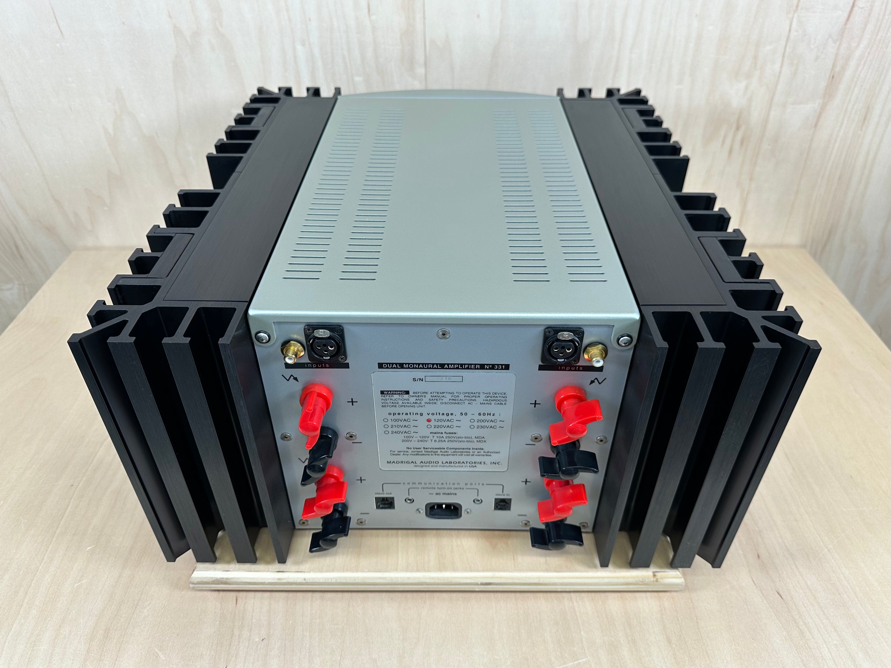 Mark Levinson 331 Dual Monaural Amplifier Recapped and Serviced