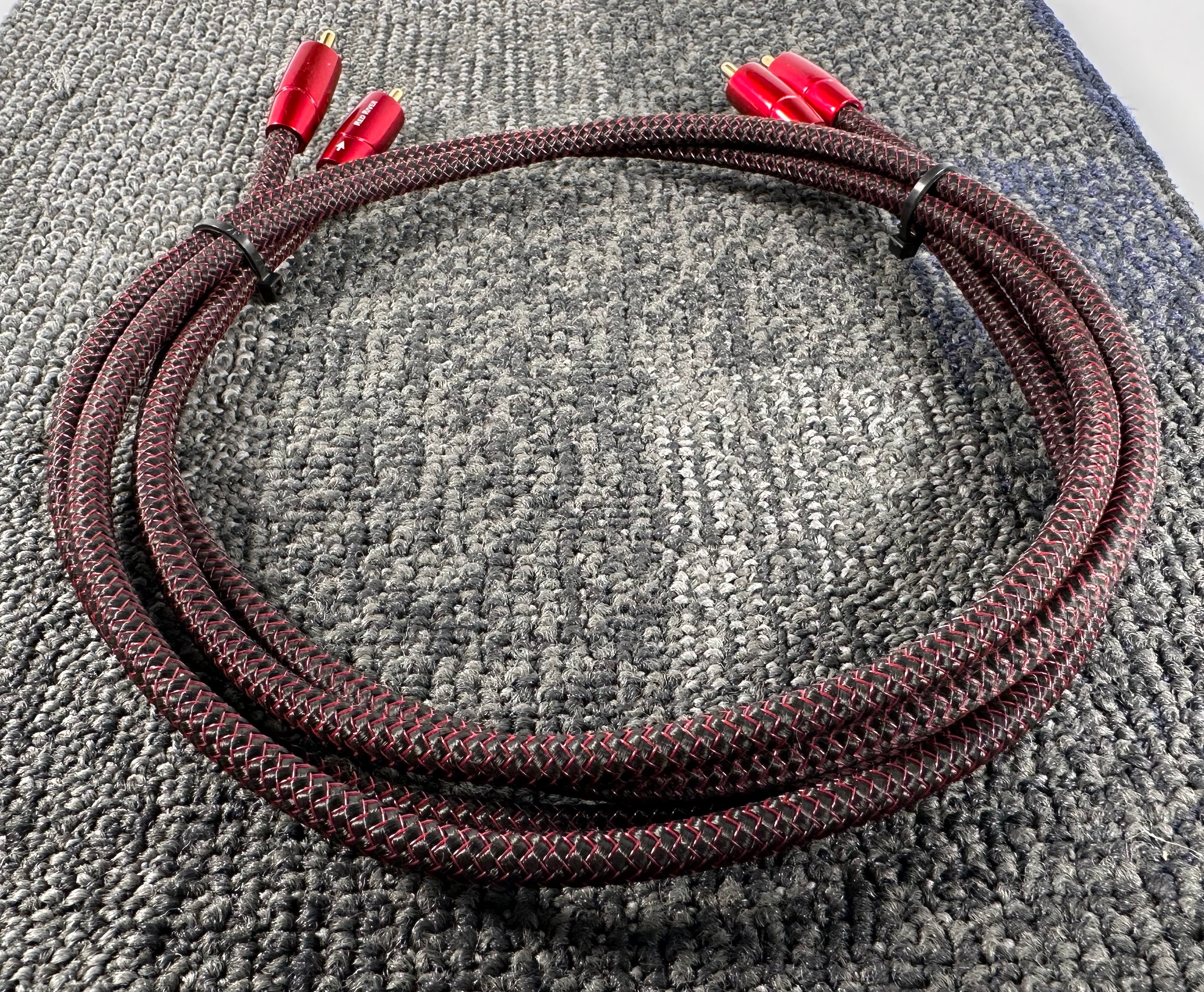 Audioquest Red River RCA Cables 1 Meter Pair