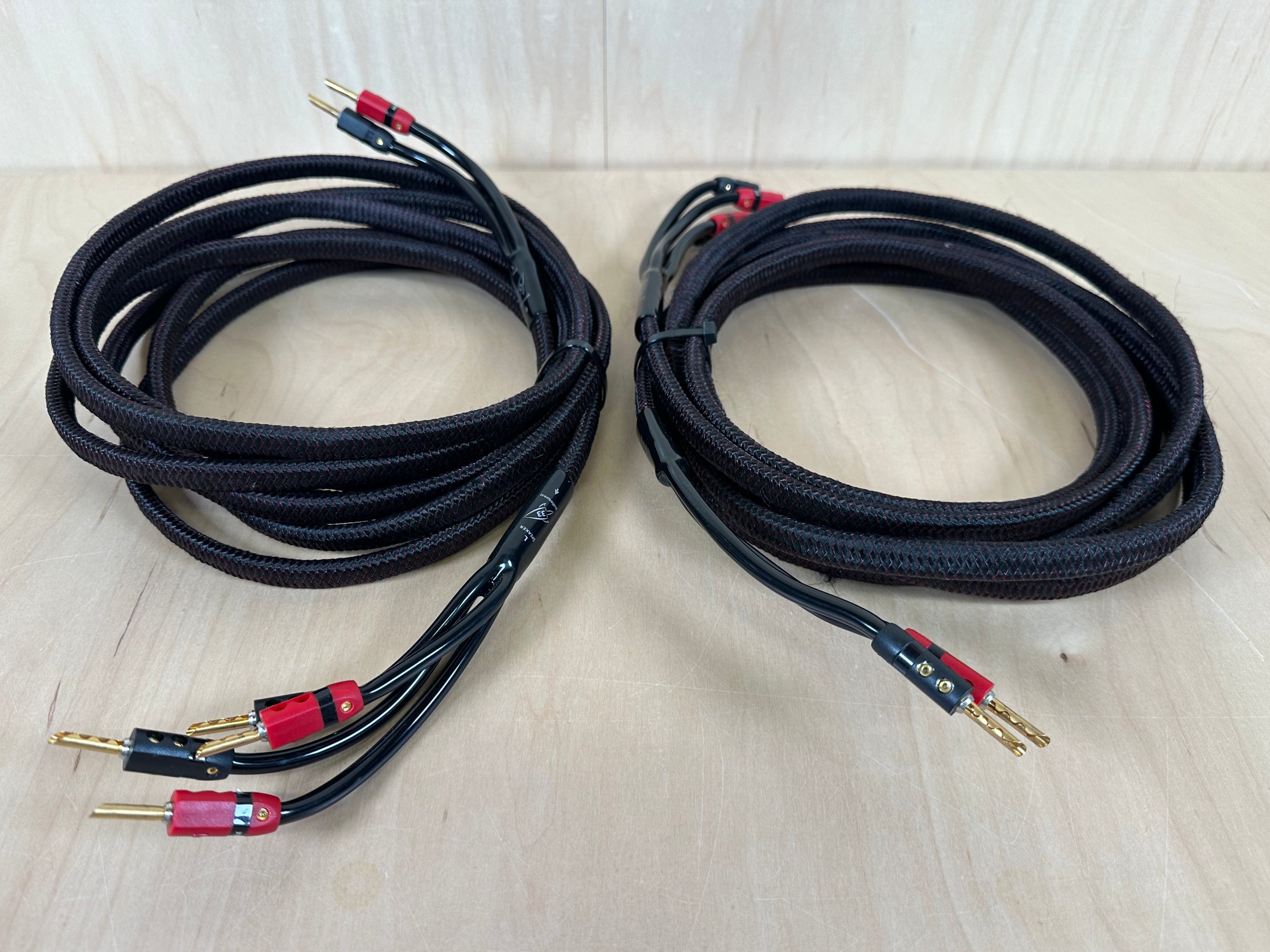 AudioQuest Rocket 33 Bi-Wire Speaker Cables with Banana Jacks 5 Meters