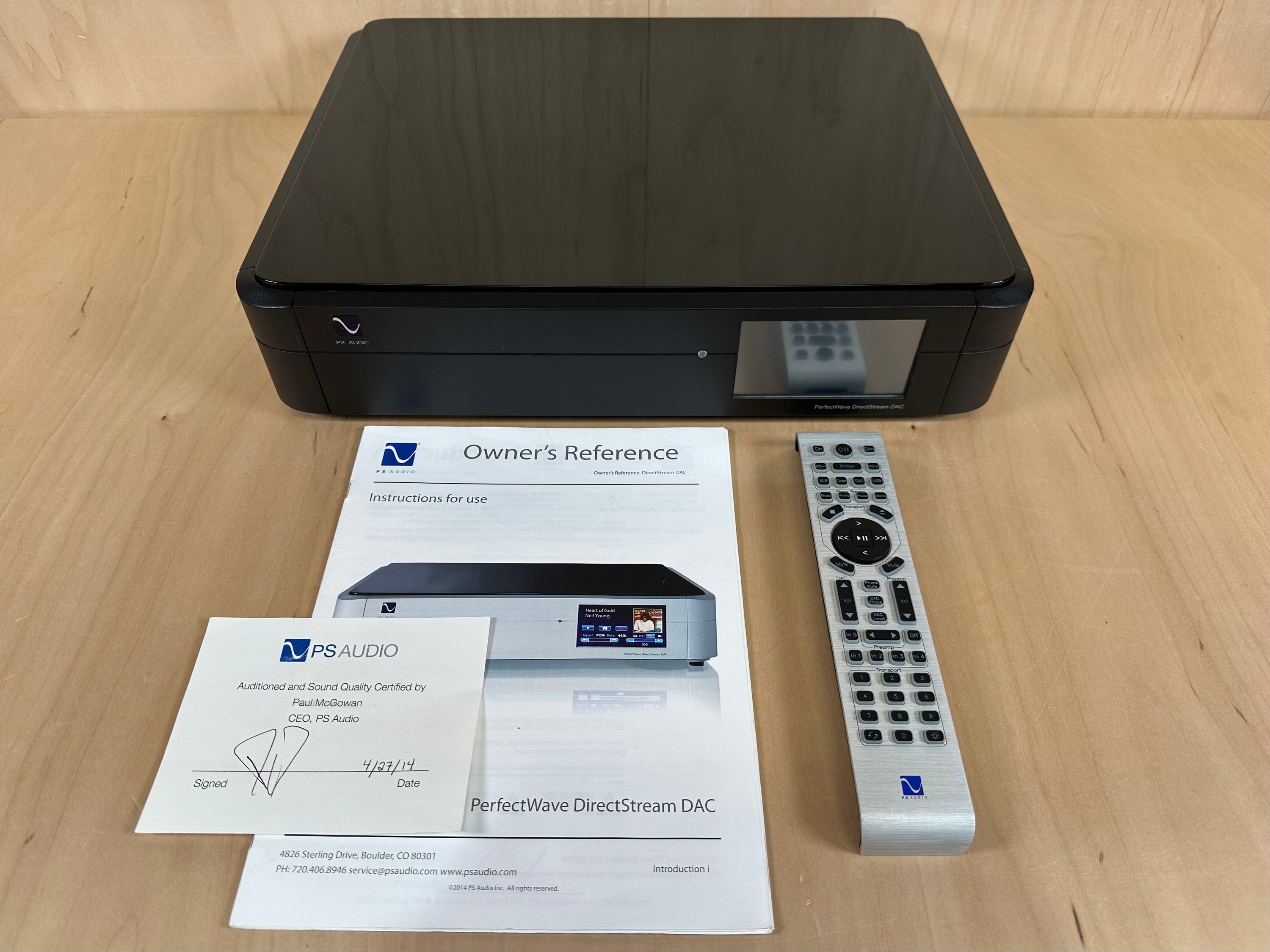 PS Audio PerfectWave DirectStream DAC MK I version