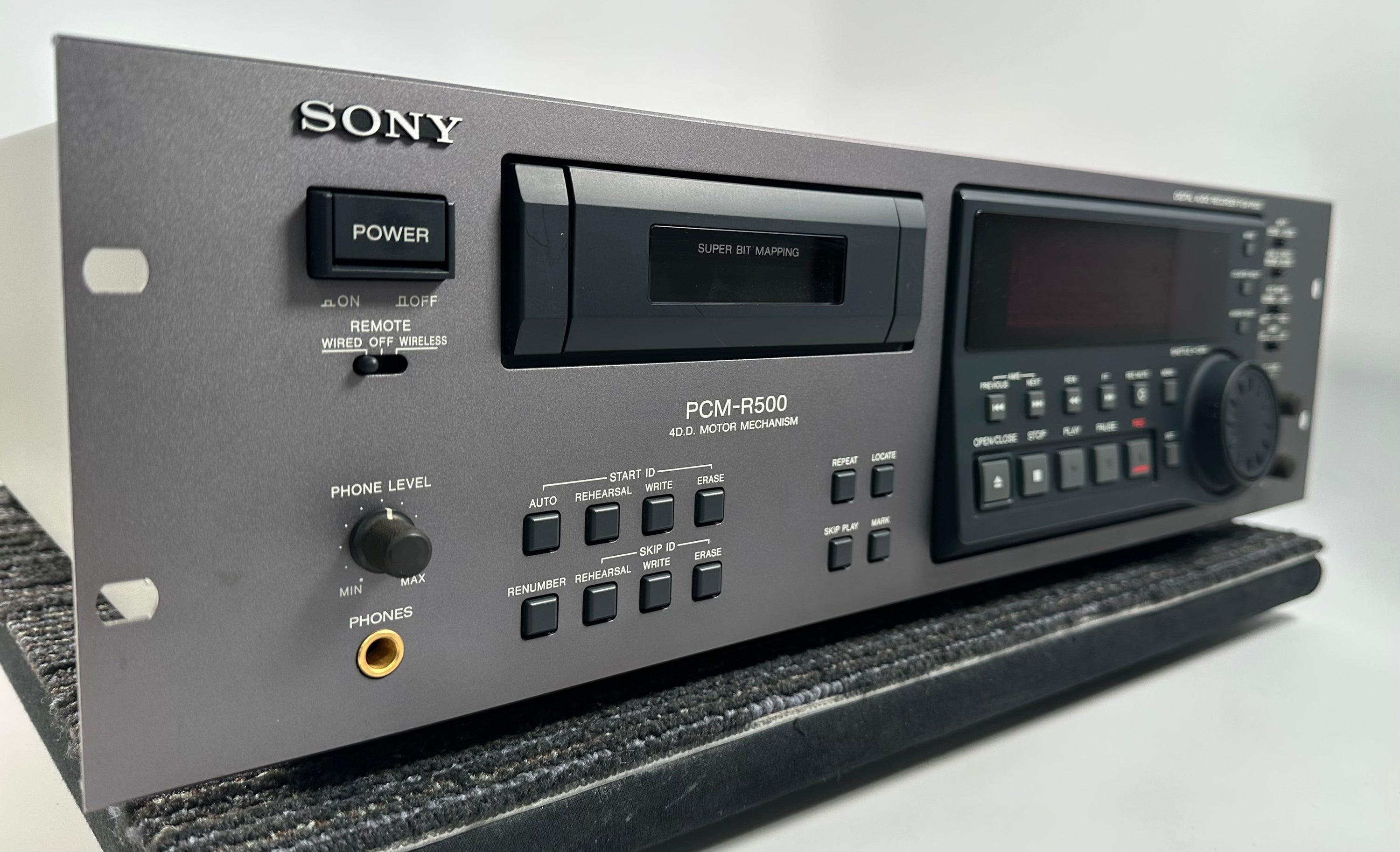 Sony PCM-R500 DAT Digital Audio Recorder For Parts