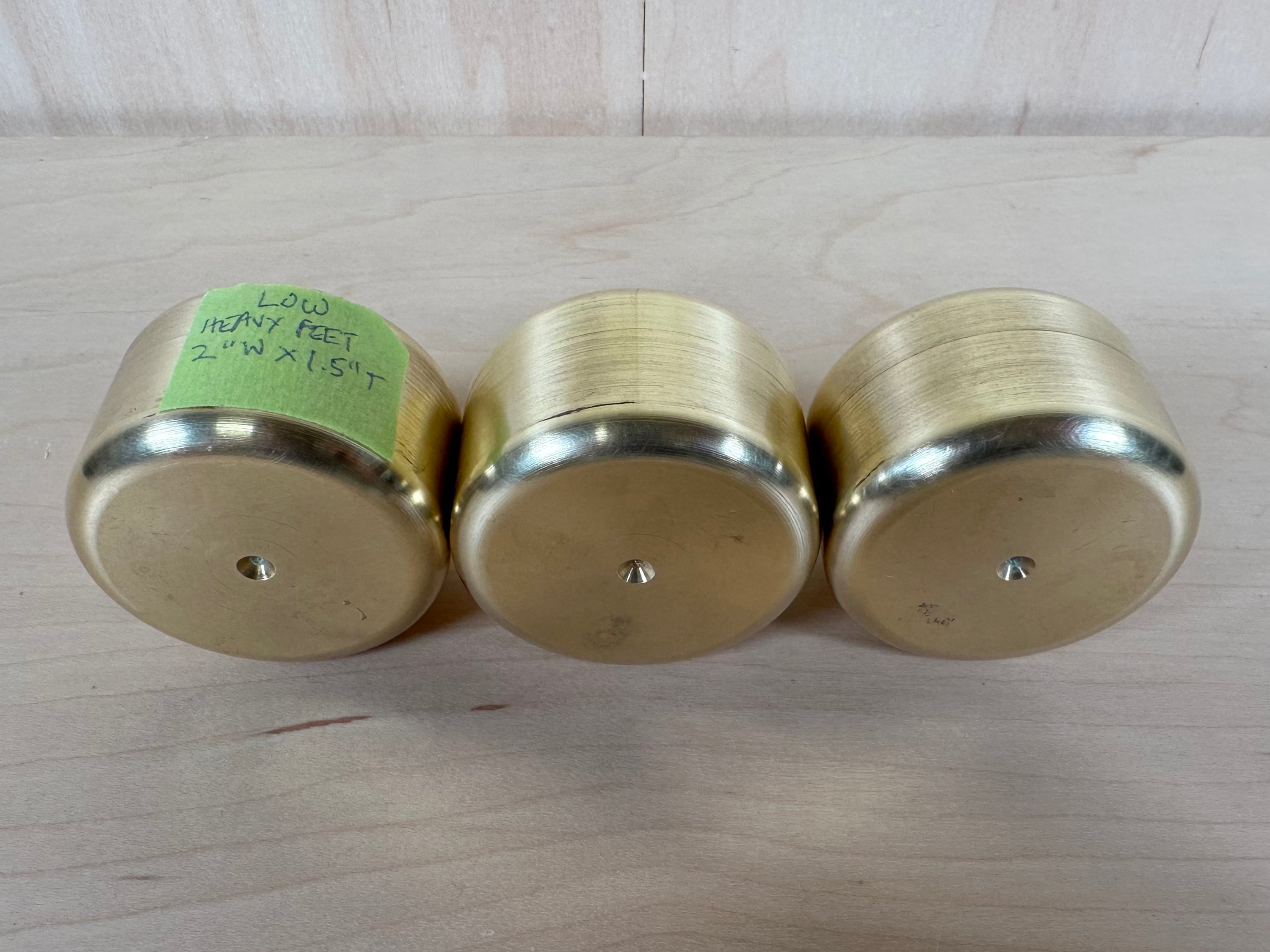 Mapleshade Audio Low Heavy Feet Early version Set of Three