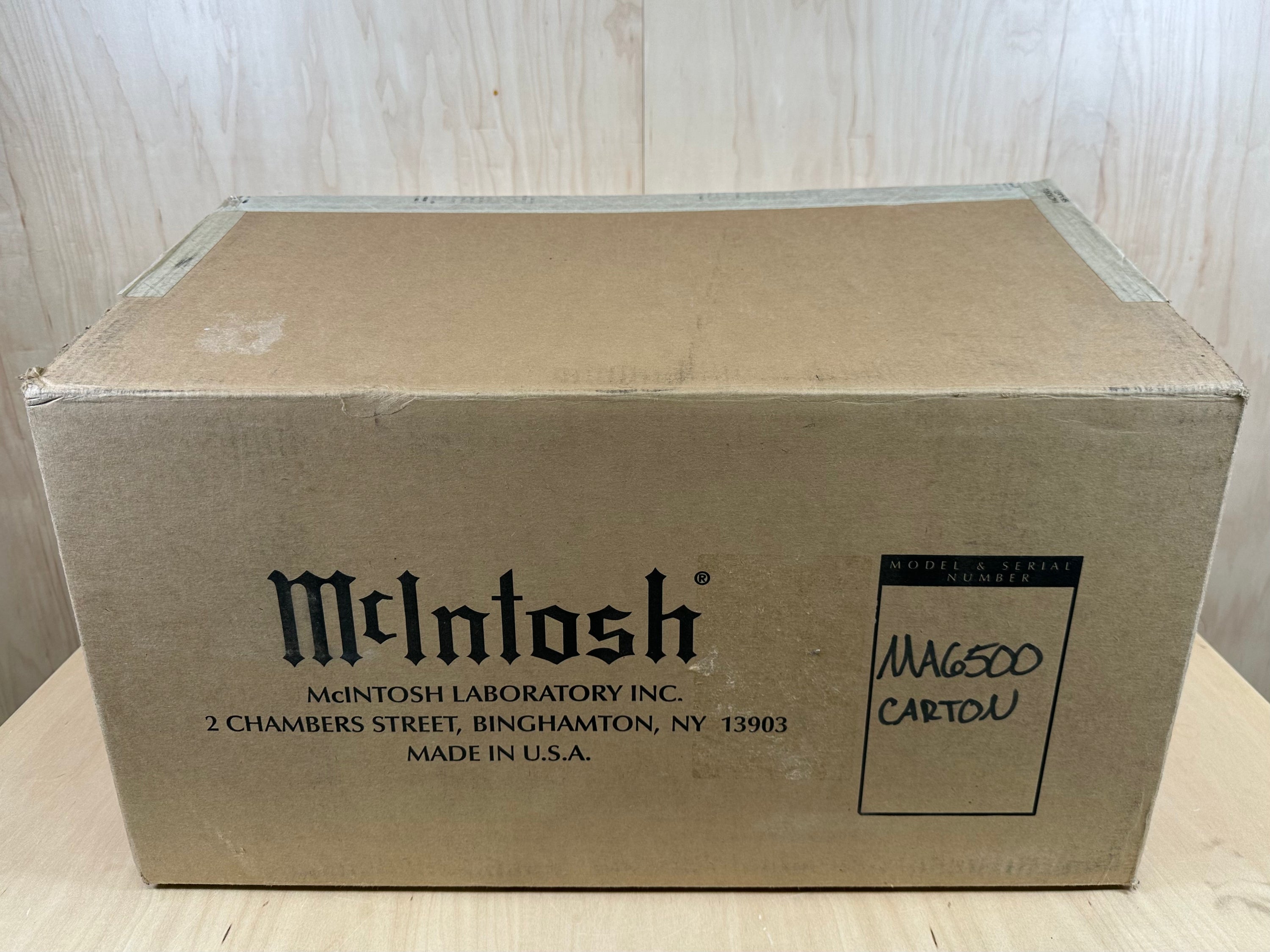 Mcintosh MA6500 Integrated Amplifier w/Remote and New Factory Box