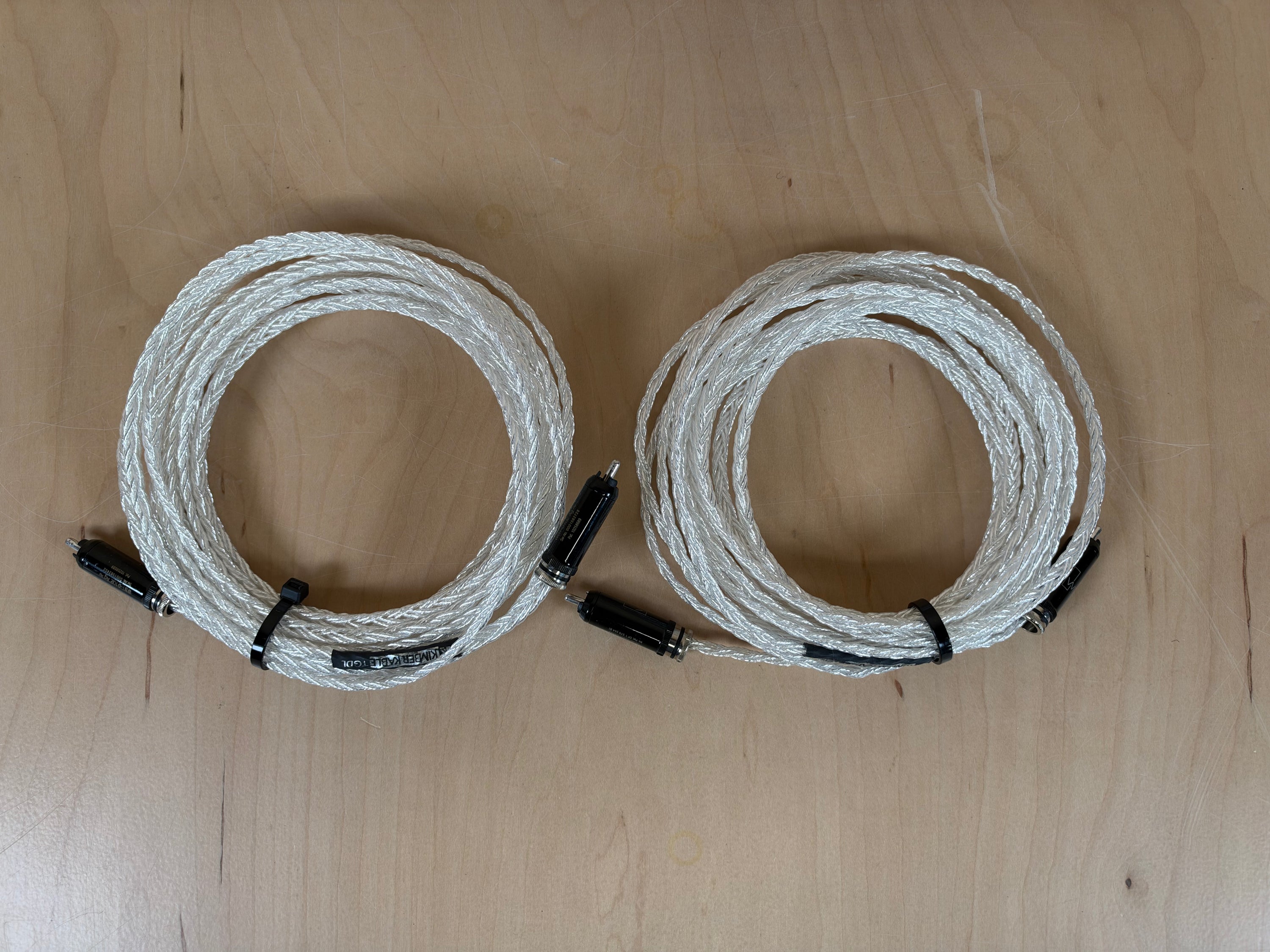 Kimber Kable TGDL 6 Meter RCA Digital/Analog Interconnects WBT-0102 Ag fittings