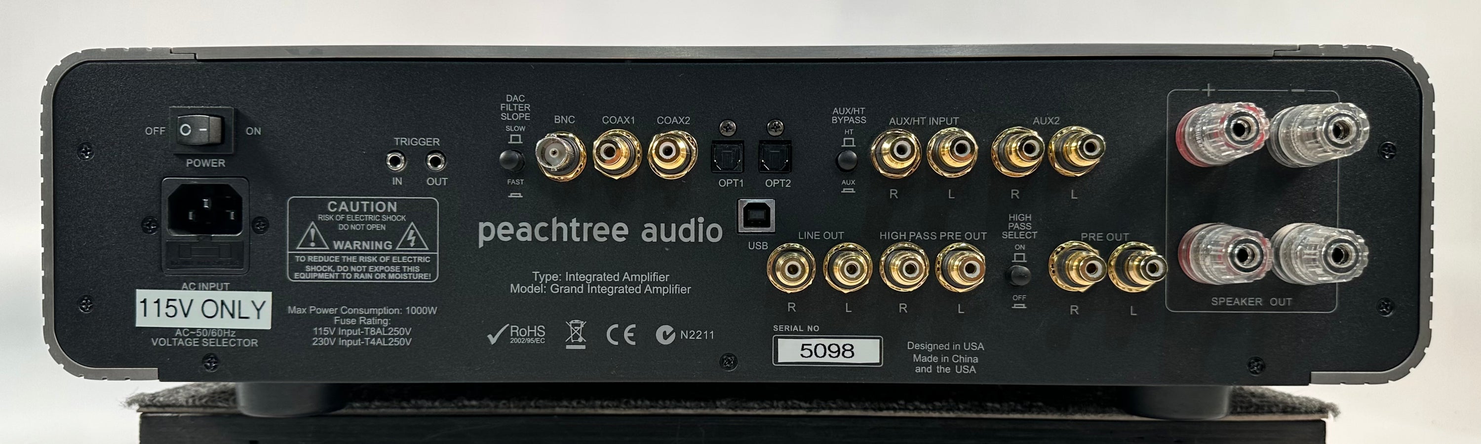 Peachtree Audio Grand Integrated X1 Integrated Amplifier