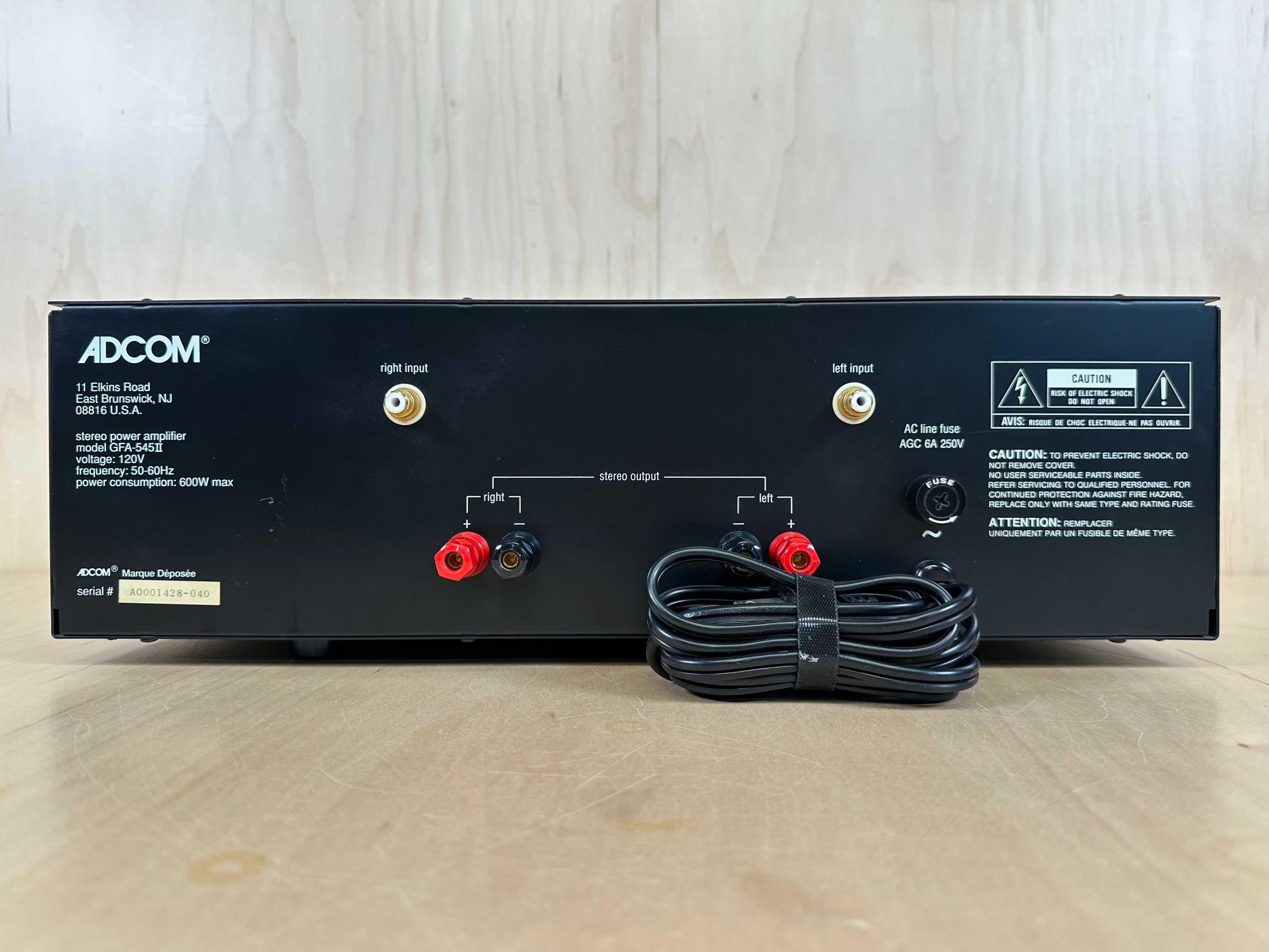 Adcom GFA-545 II Stereo Amplifier