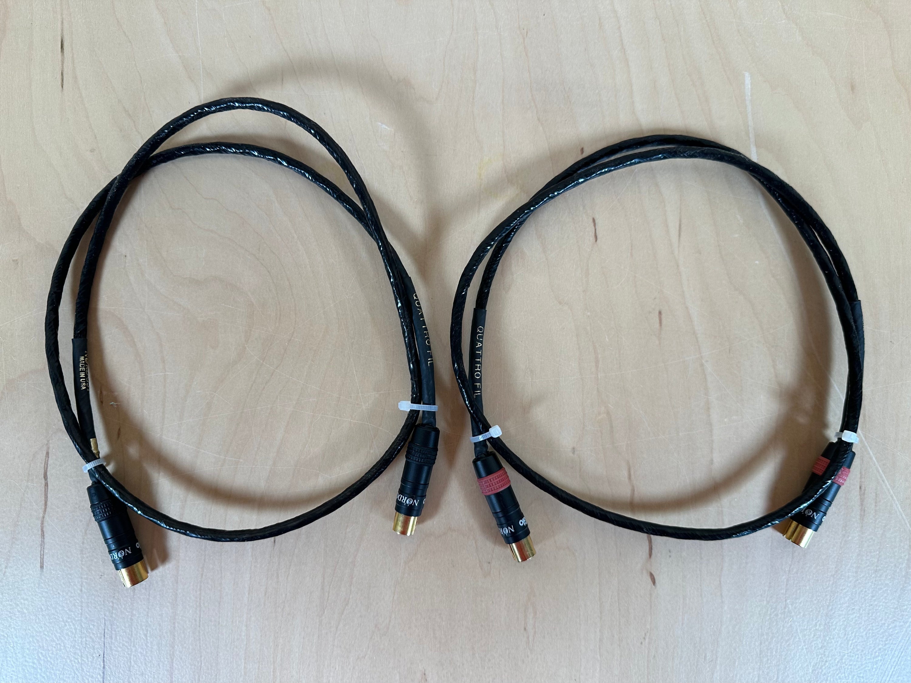 Nordost Quattro Fil 1 Meter RCA Cables