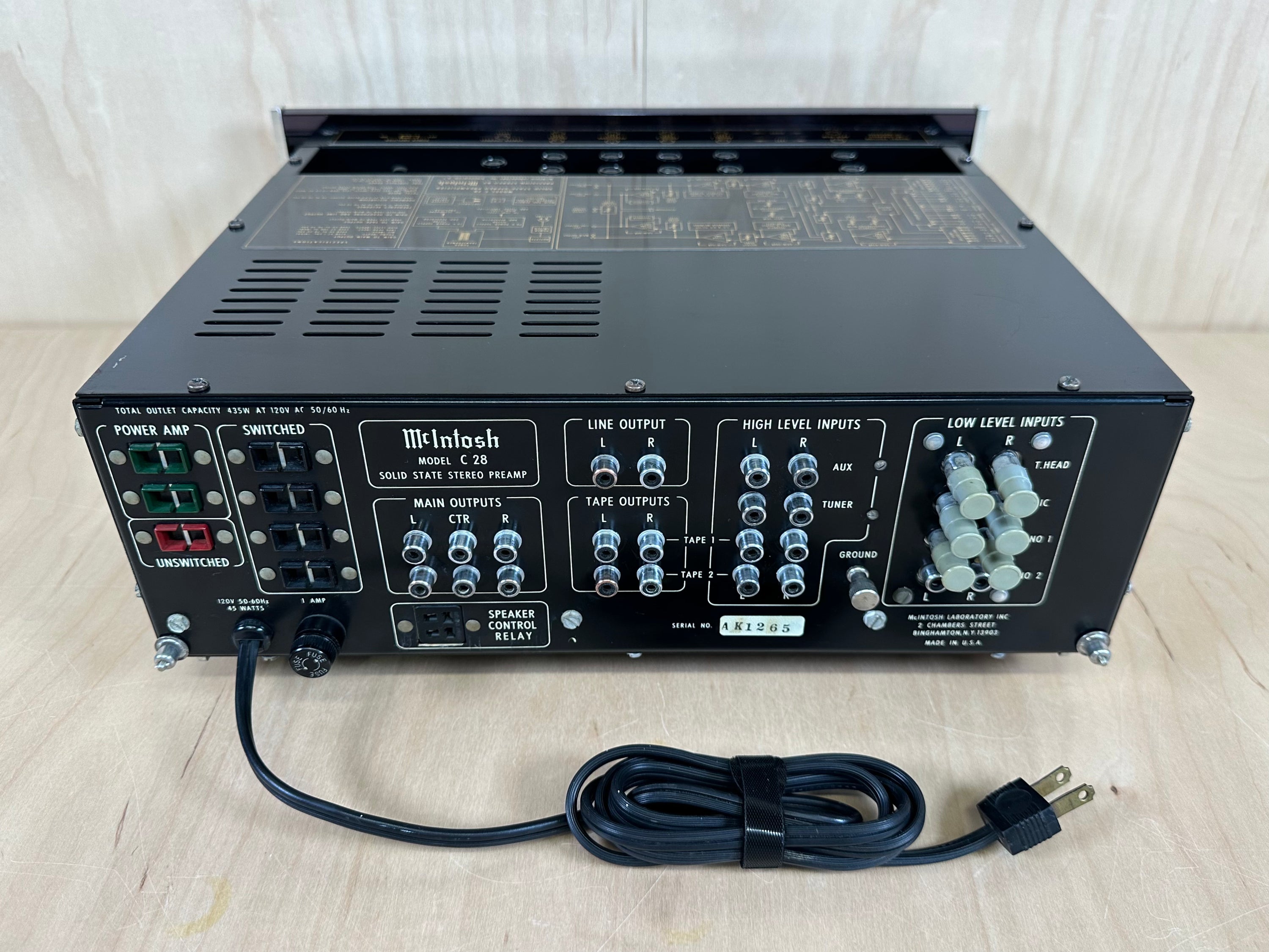 McIntosh C28 Stereophonic Preamplifier