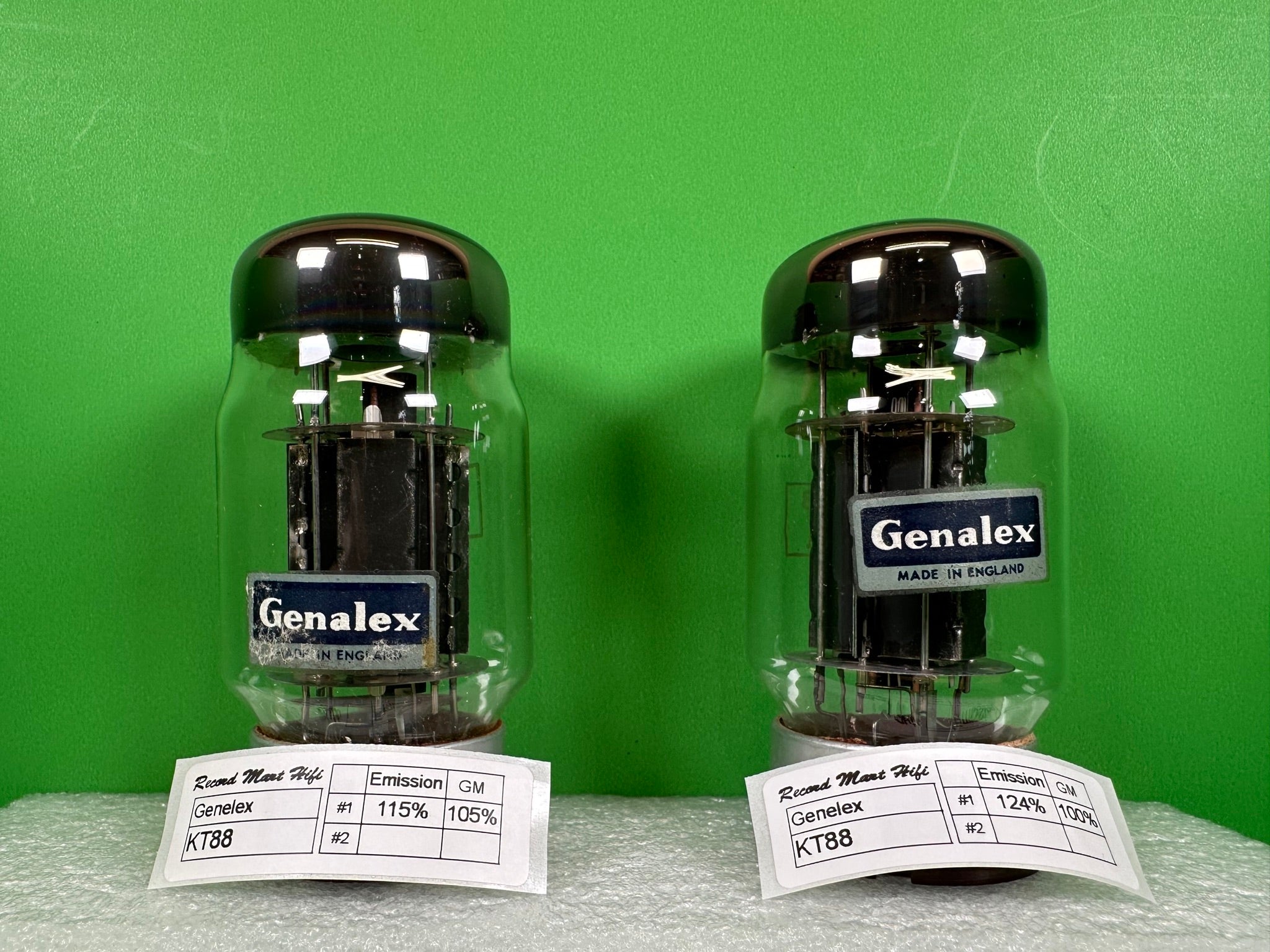 Genalex KT88 Tubes Pair Made in England Vintage – Record Mart HiFi