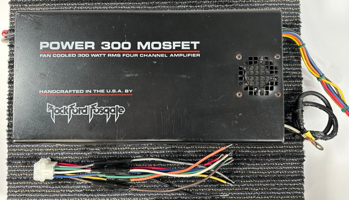 Rockford Fosgate Power 300 Mosfet 4 Channel Old School Power