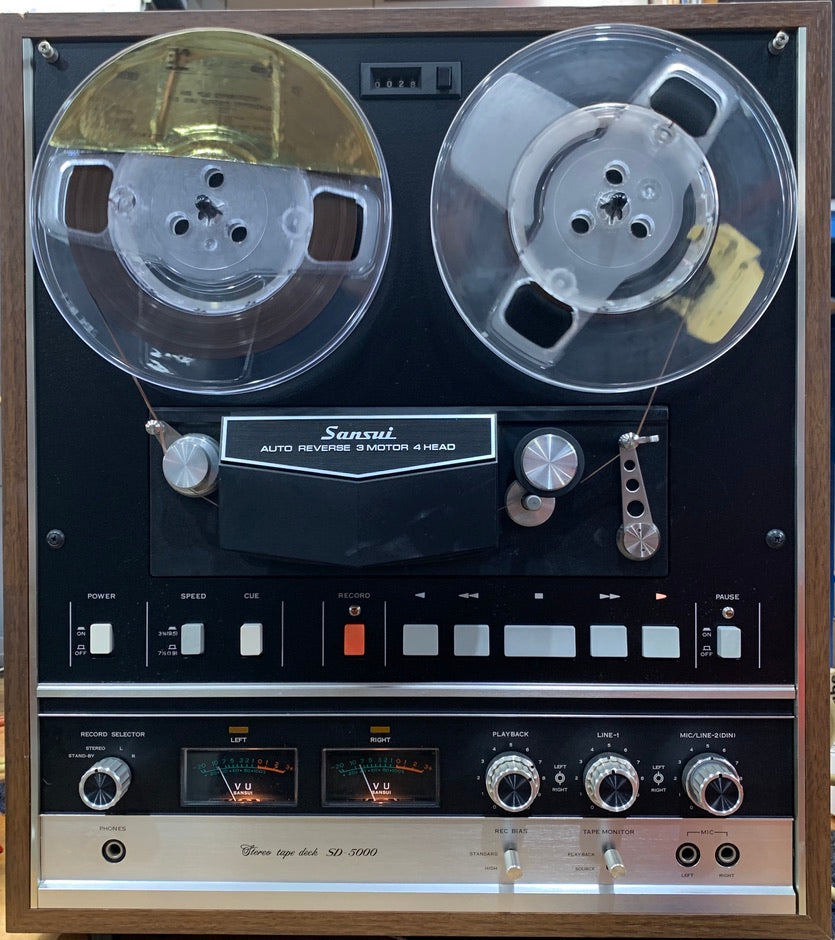 Sansui SD-5000 Reel To Reel Tape Deck Recorder 4 Track 2 Channel W/ Bo – Record  Mart HiFi