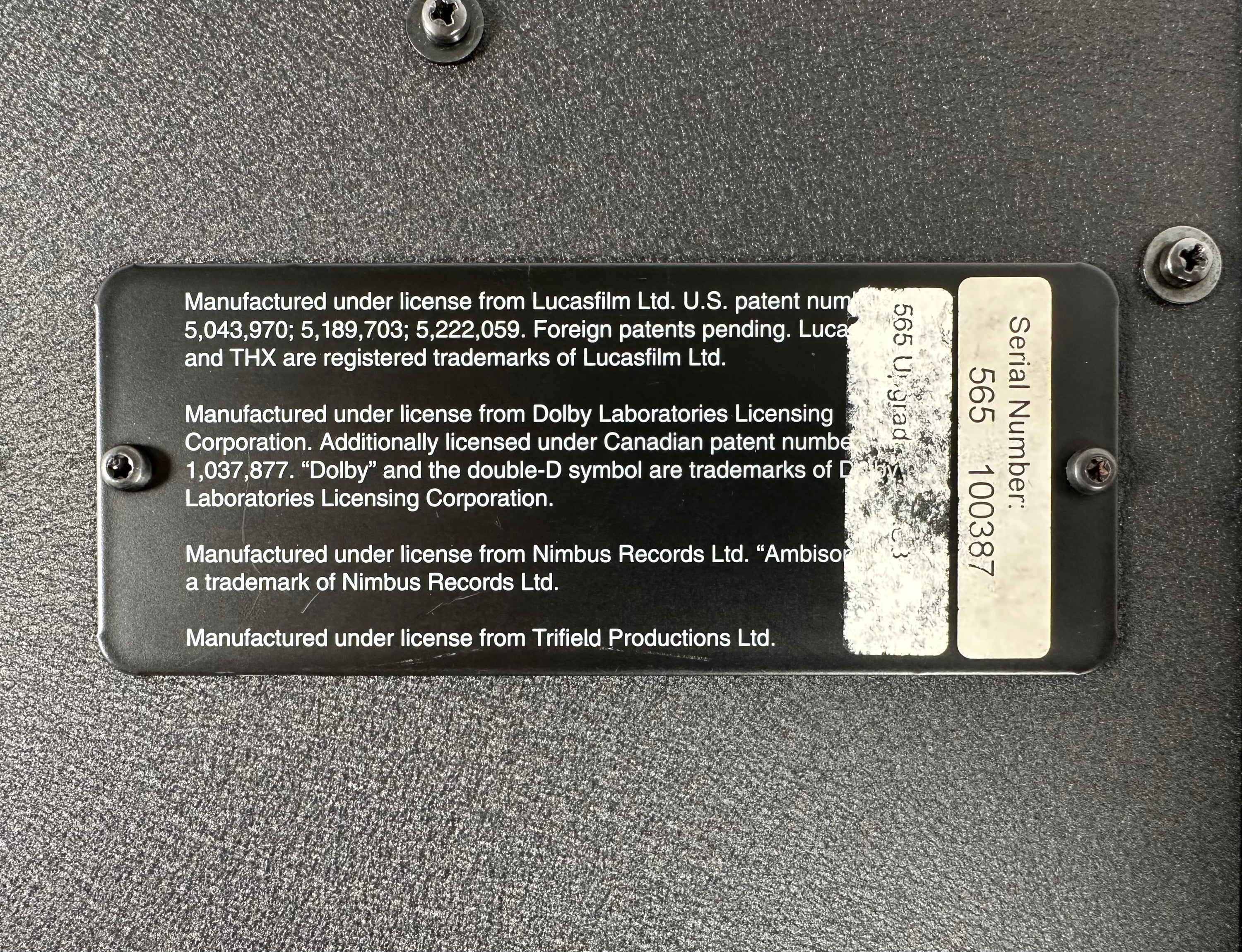 Meridian Boothroyd Stuart 565 Digital Sound Processor