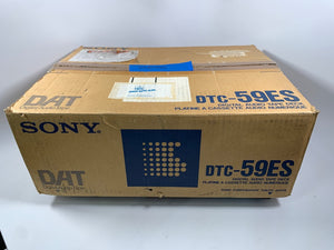 SONY DTC-59ES DIGITAL AUDIO TAPE DECK W/REMOTE & ORIGINAL BOX