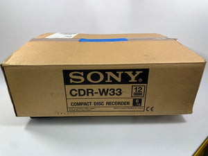 SONY CDR-W33 COMPACT DISC RECORDER