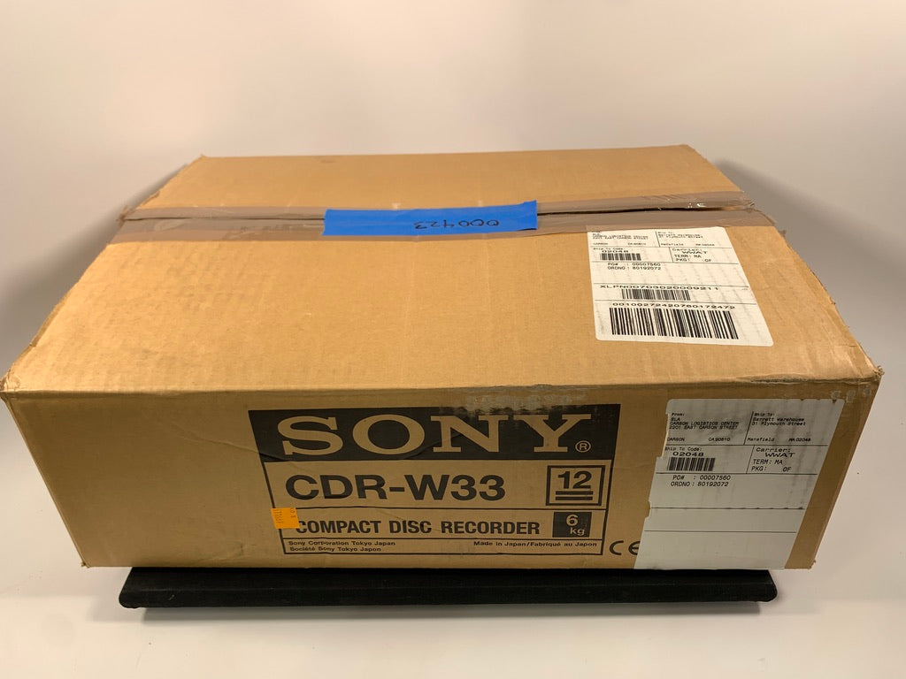 SONY CDR-W33 COMPACT DISC RECORDER – Record Mart HiFi
