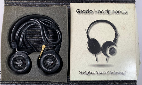 Grado SR125e Prestige Series Headphones Plus Pair of L-Cush ear cushions