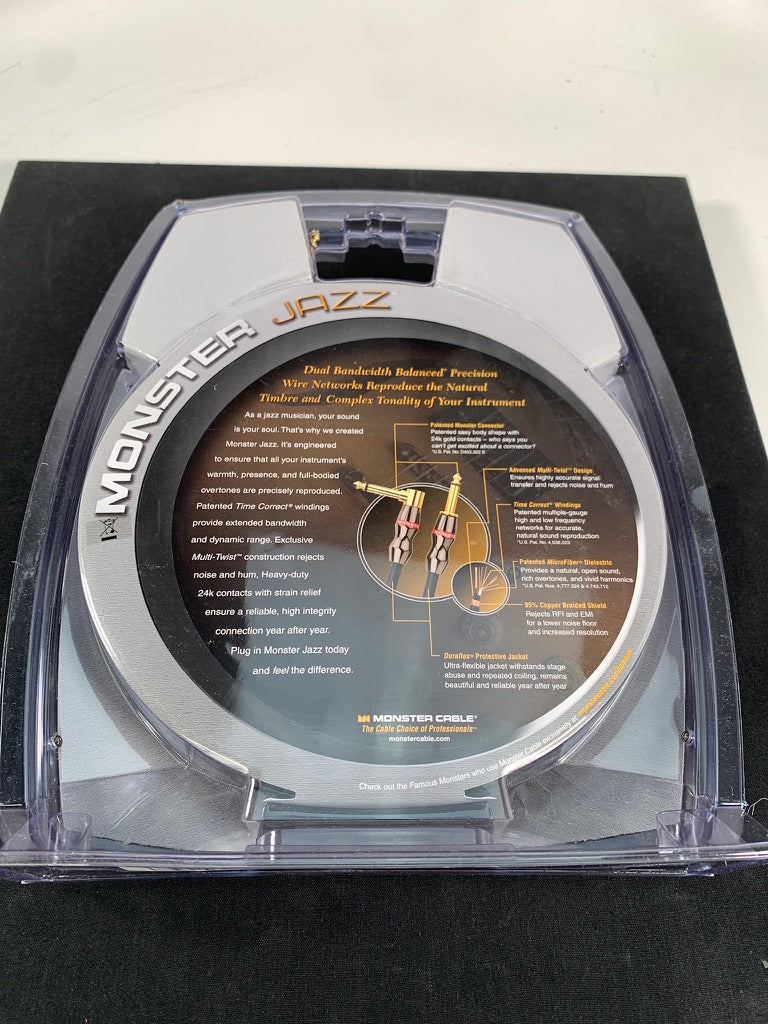 MONSTER CABLE PROLINK 21' JAZZ GUITAR CABLE – Record Mart HiFi