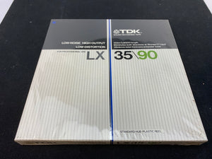TDK LX 35-90 7" REEL TO REEL TAPE NEW OLD STOCK