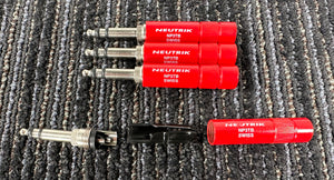 Neutrik NP3TB 1/4" Plugs Swiss Made 4 Units