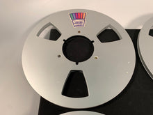 Load image into Gallery viewer, AMPEX 456 GRAND MASTER 10.5&quot; METAL TAPE REELS FOR 1/4&quot; TAPE 4 PACK