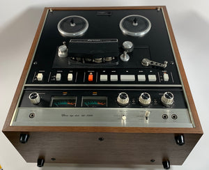 Sansui SD-5000 Reel To Reel Tape Deck Recorder 4 Track 2 Channel W/ Box + Cover