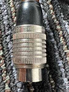 Tuchel Vingtage 3 Pin DIN Connector Sennheiser MKH Microphone Cable Male/Female West German 24'